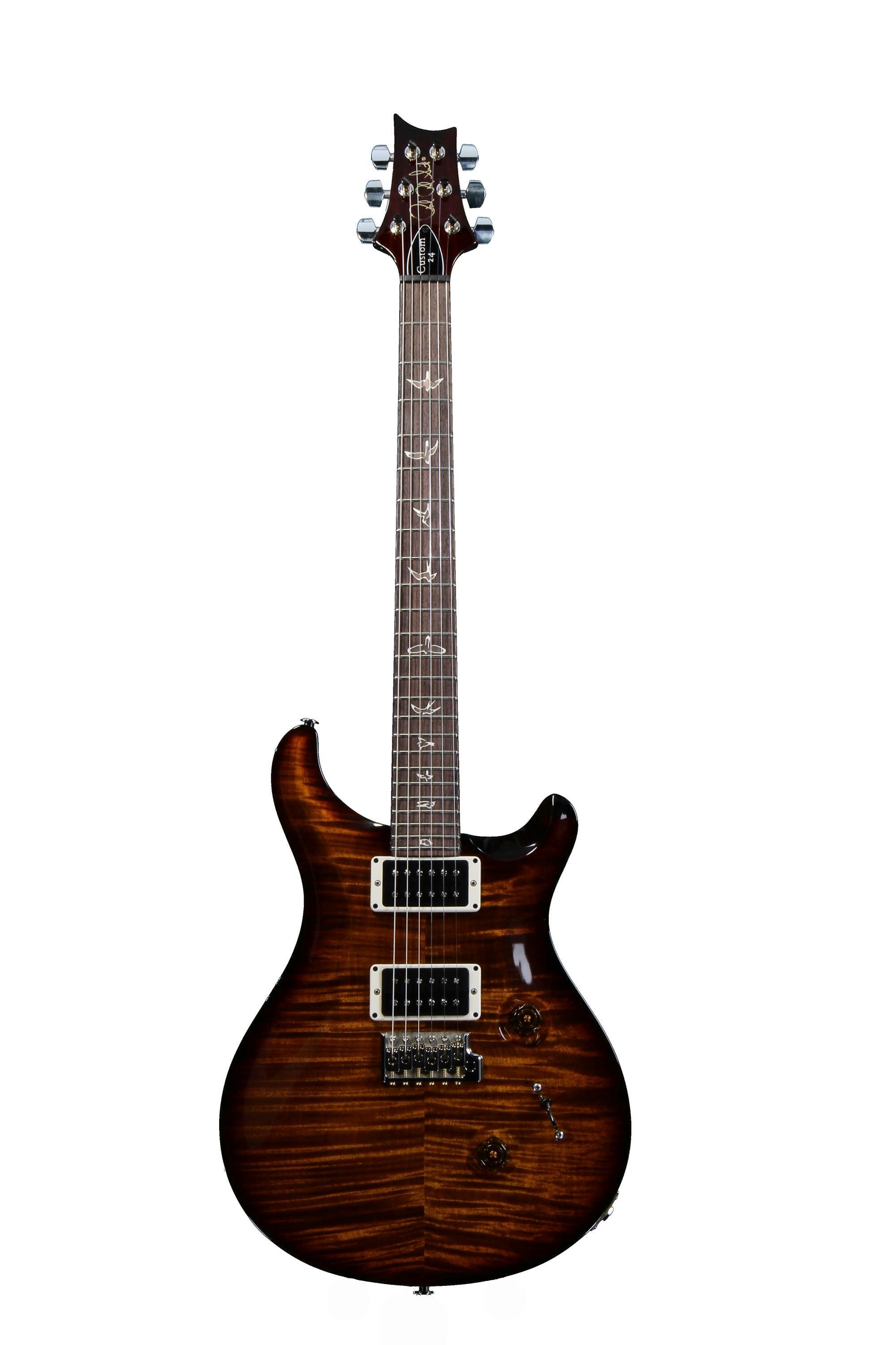 PRS Custom 24 Figured 10-Top w/Tremolo - Black Gold Burst | Sweetwater