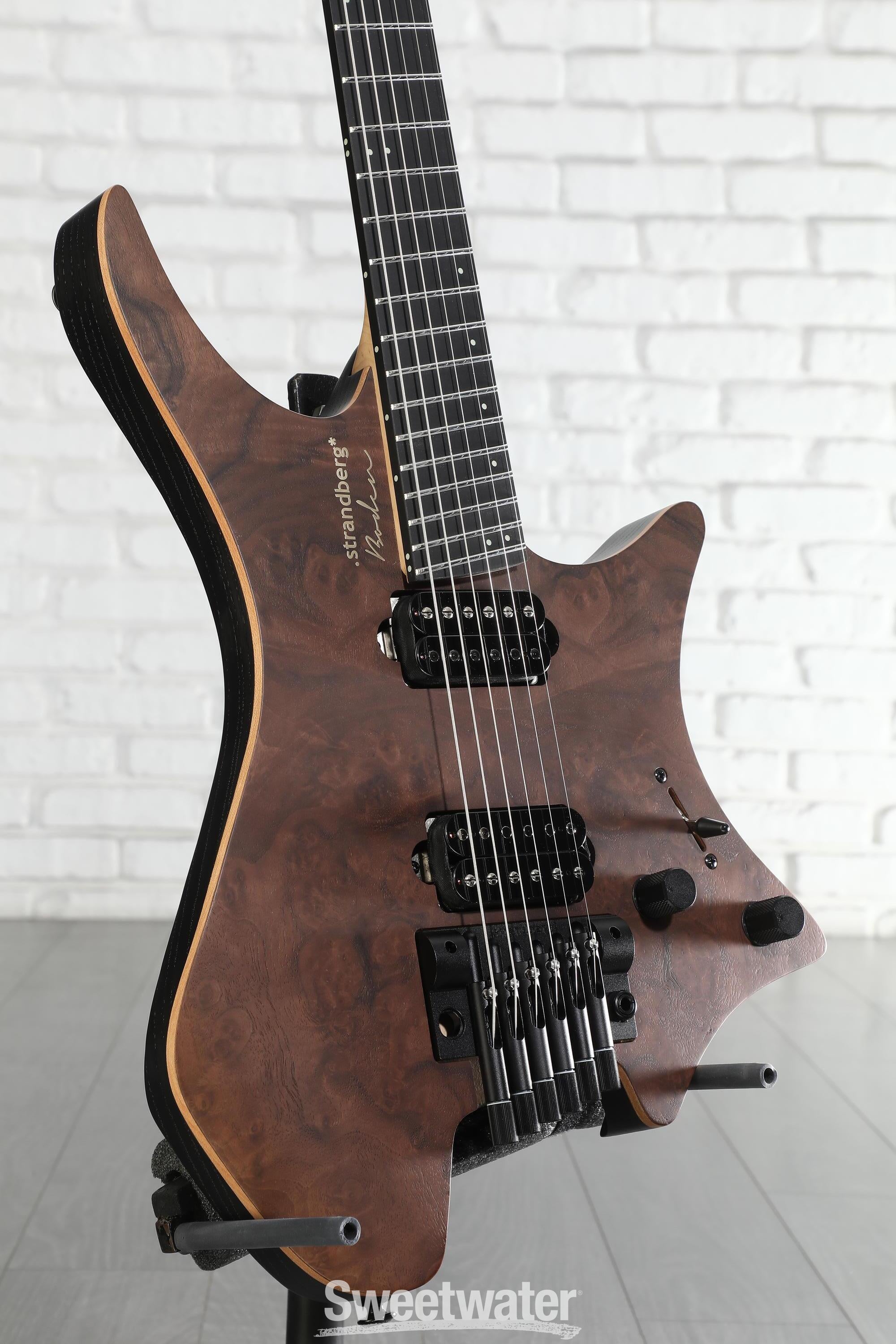 Strandberg Boden Prog NX 6 Electric Guitar - Natural Walnut Burl