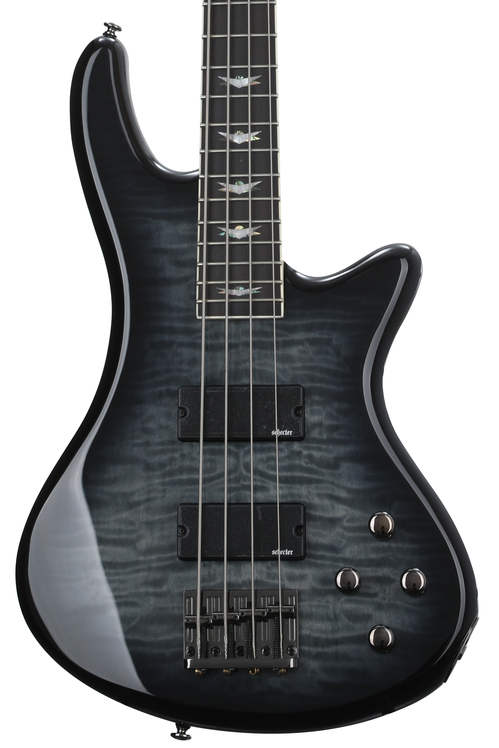 Schecter Stiletto Extreme 4 Bass Guitar - See-Thru Black | Sweetwater