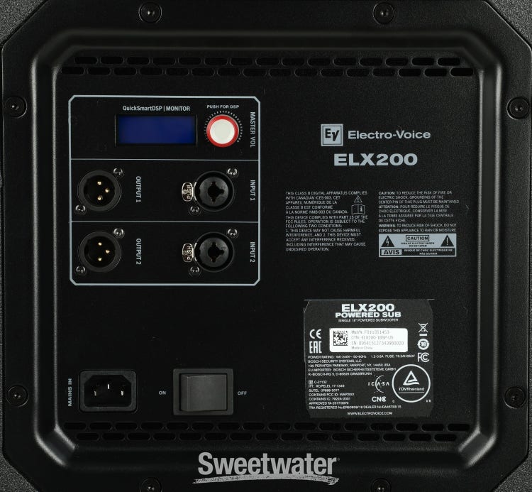 Electro-Voice ELX200-18SP 18-inch Powered Subwoofer