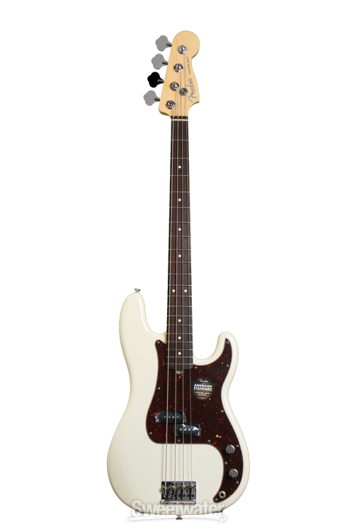 Fender American Standard Precision Bass - Olympic White, Rosewood  Fingerboard