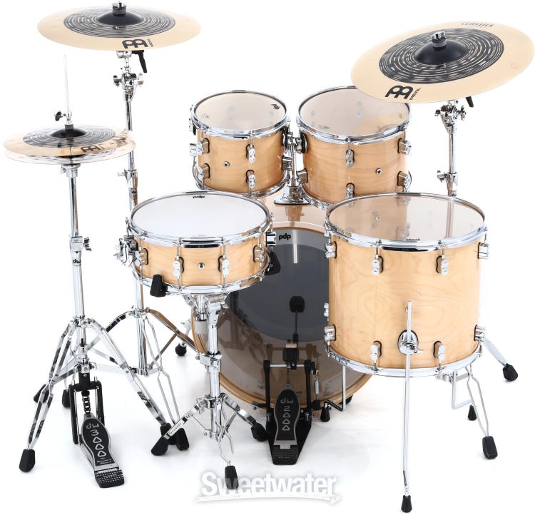 PDP Concept Maple Shell Pack - 5-piece - Natural Lacquer