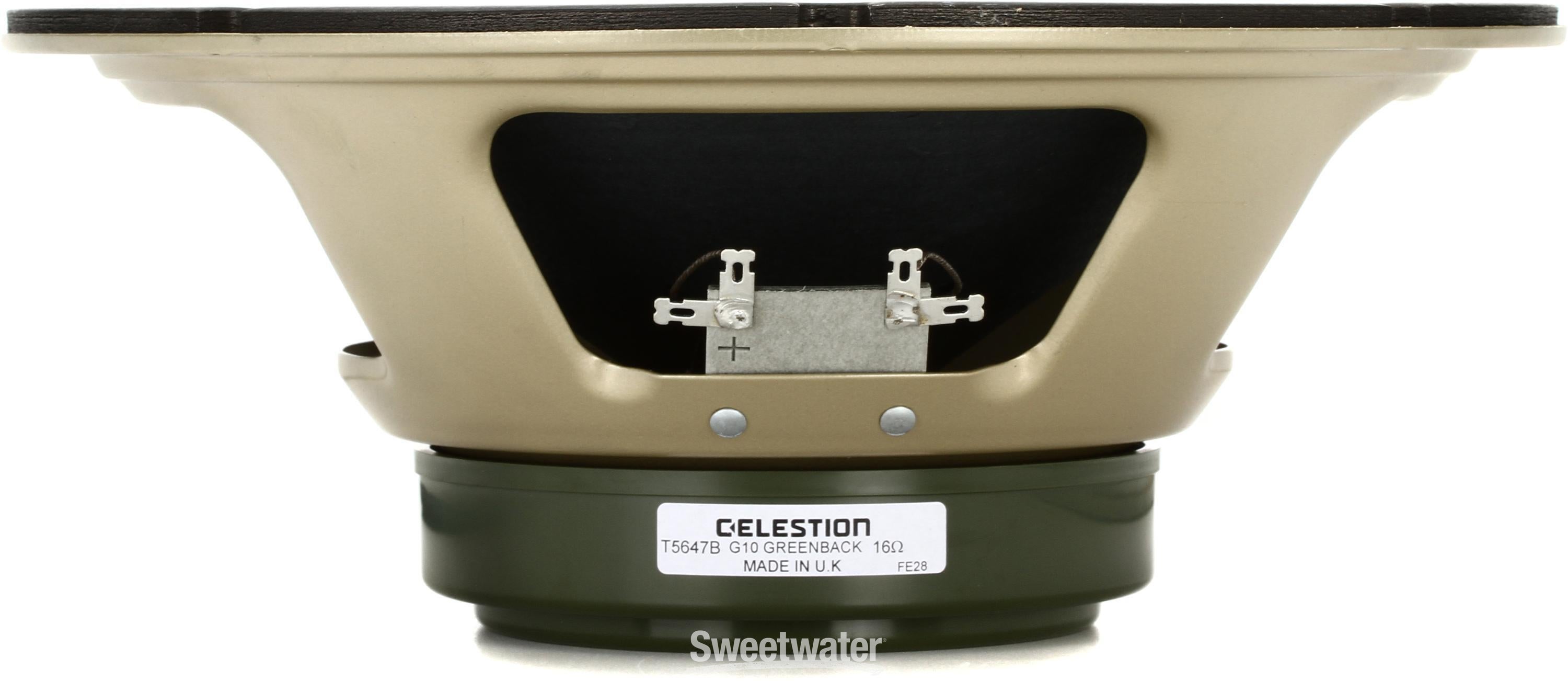 Celestion G10 Greenback 10-inch 30-watt Replacement Guitar Amp 