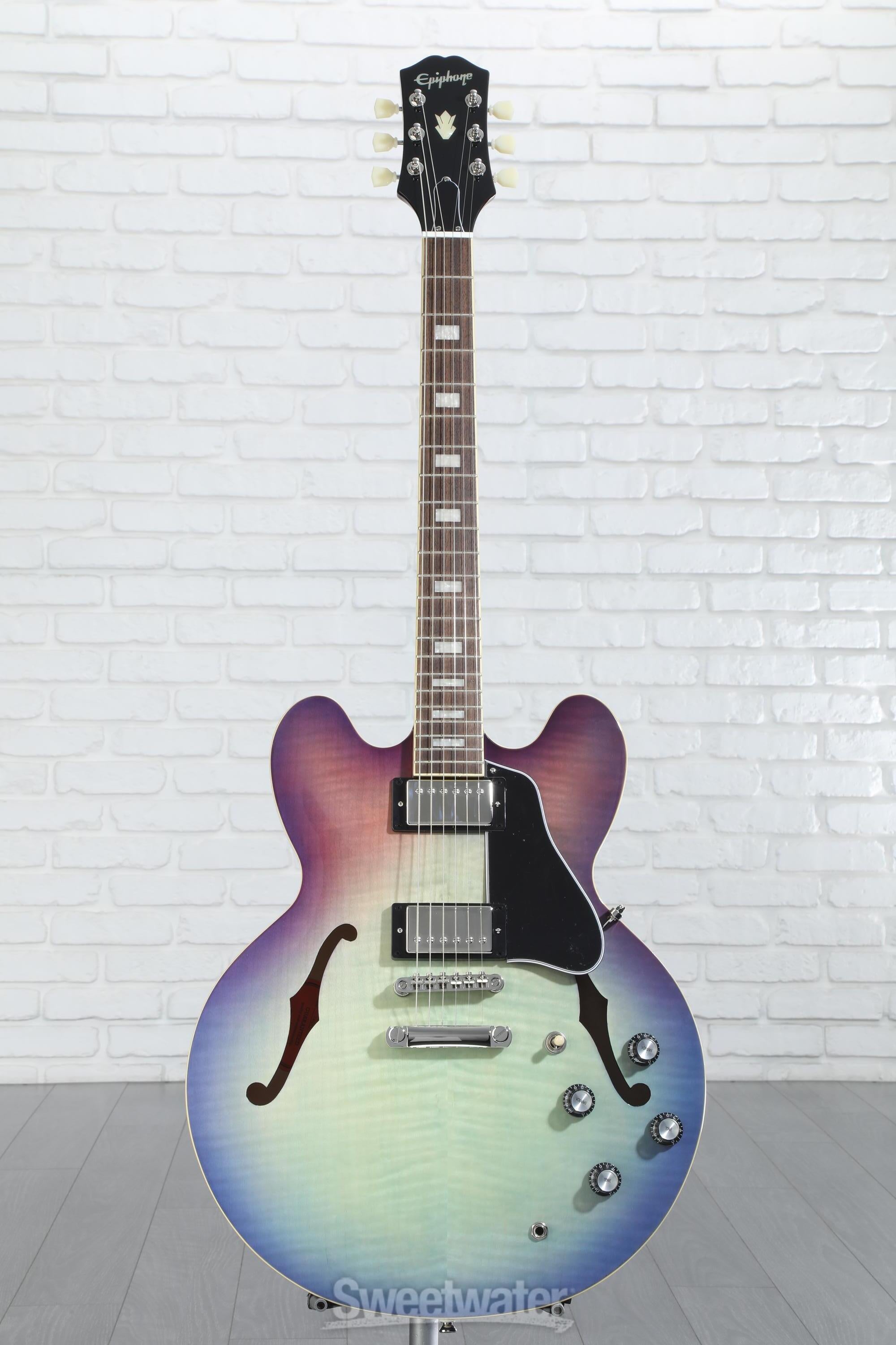 Epiphone ES-335 Figured Semi-hollowbody - Blueberry Burst