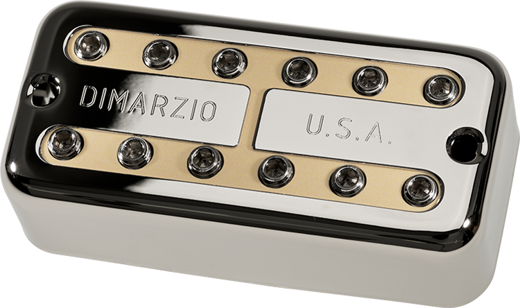 Super Distor'Tron F-spaced Humbucker Pickup - Nickel Cover with 