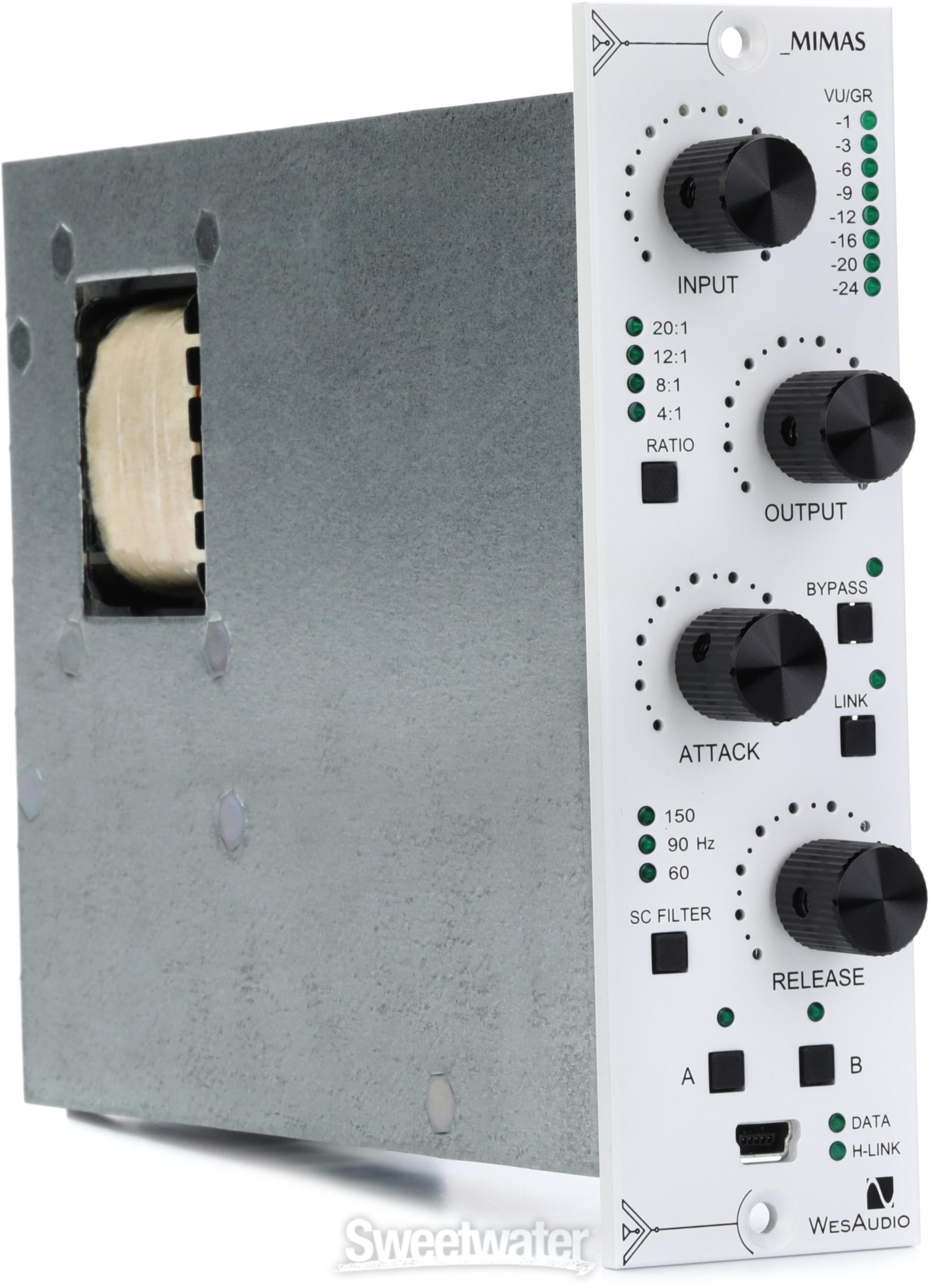 WesAudio _MIMAS Gemini Stereo Pair 500 Series Compressor | Sweetwater