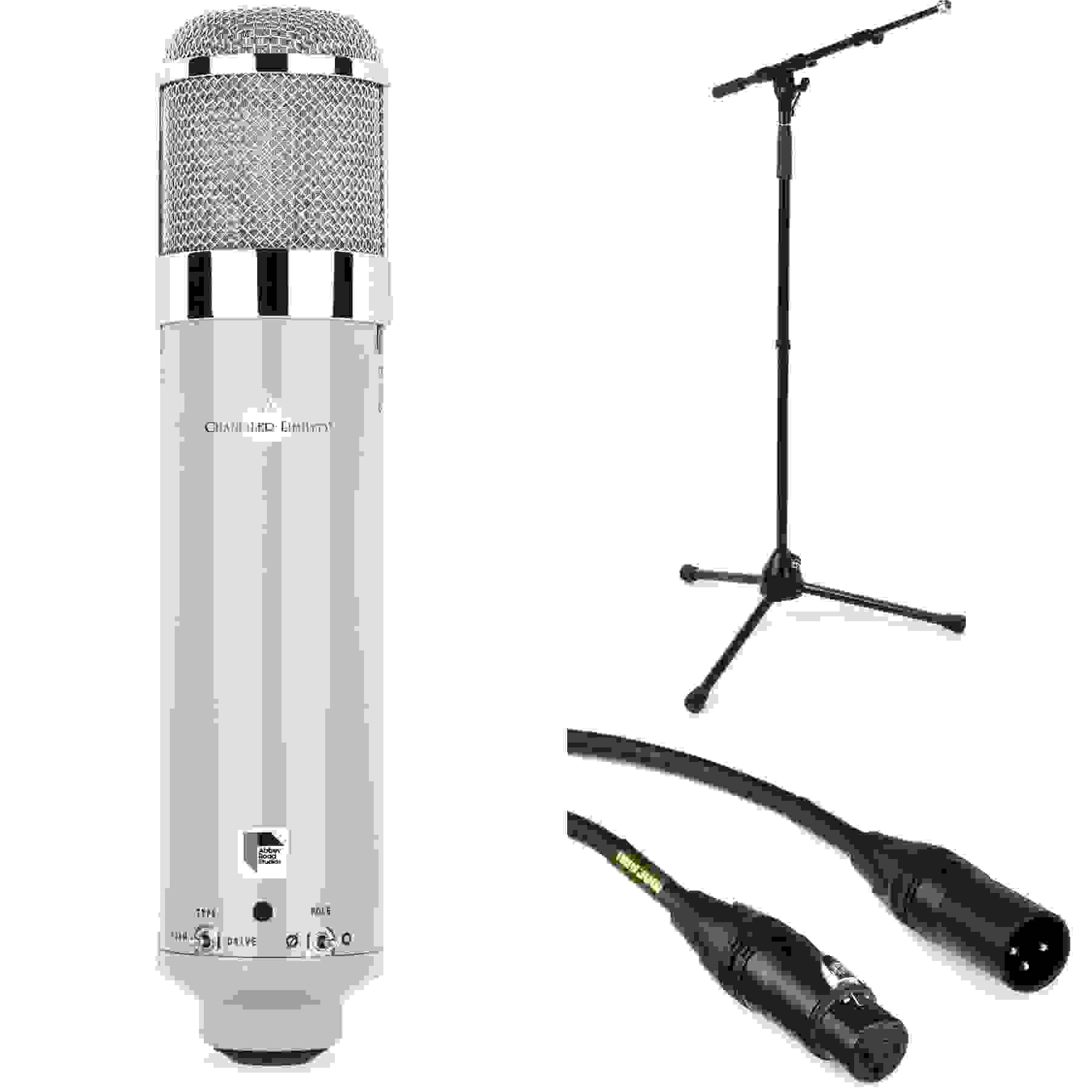 Chandler Limited REDD Microphone Large-diaphragm Tube Condenser Microphone with Stand and Cable