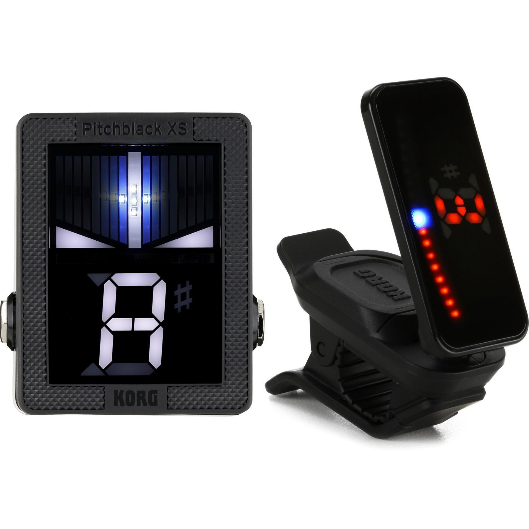 Korg Pitchblack XS Custom Pedal Tuner and Pitchclip 2 Plus