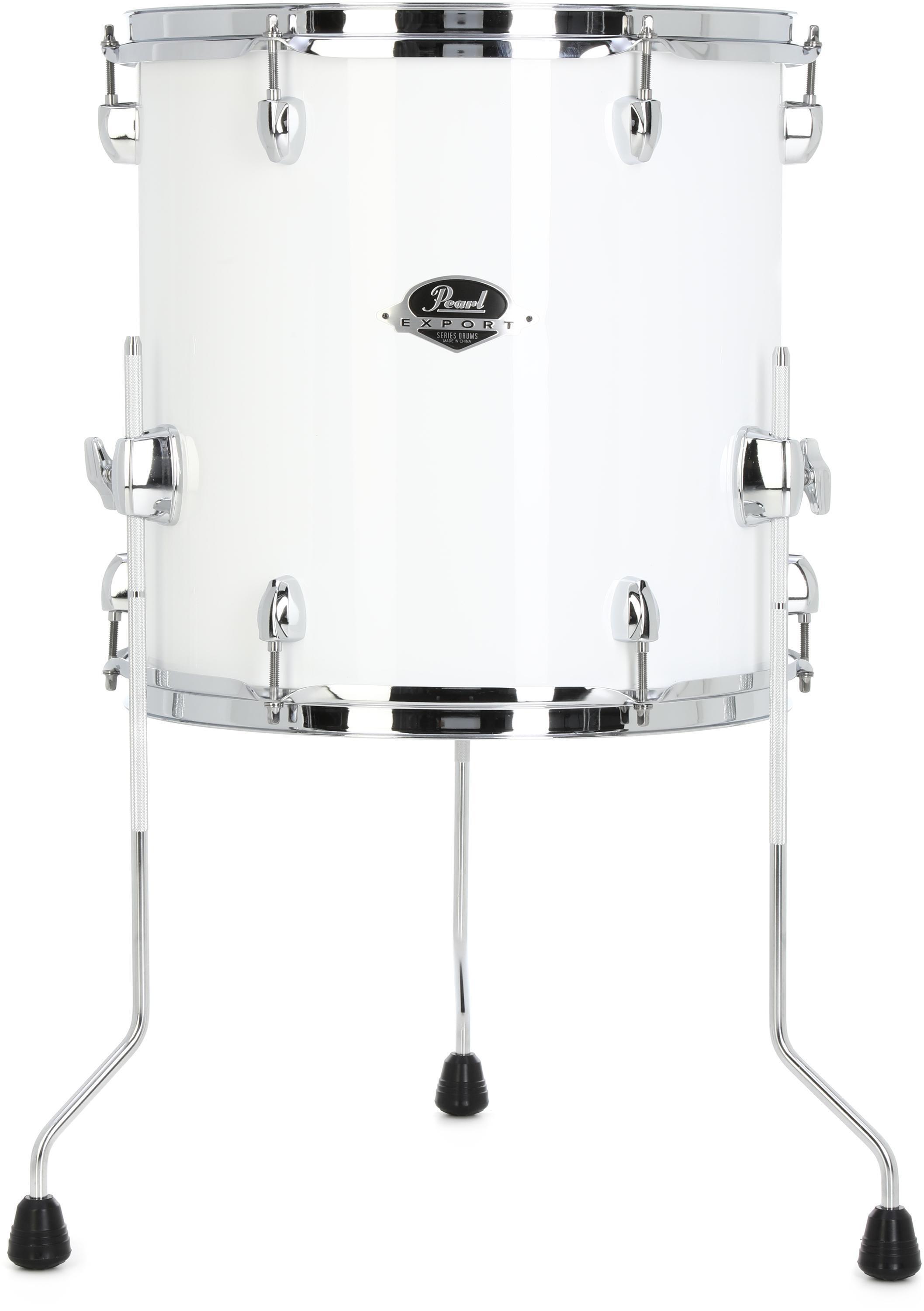Pearl Export Floor Tom - 14 inches x 14 inches, Pure White