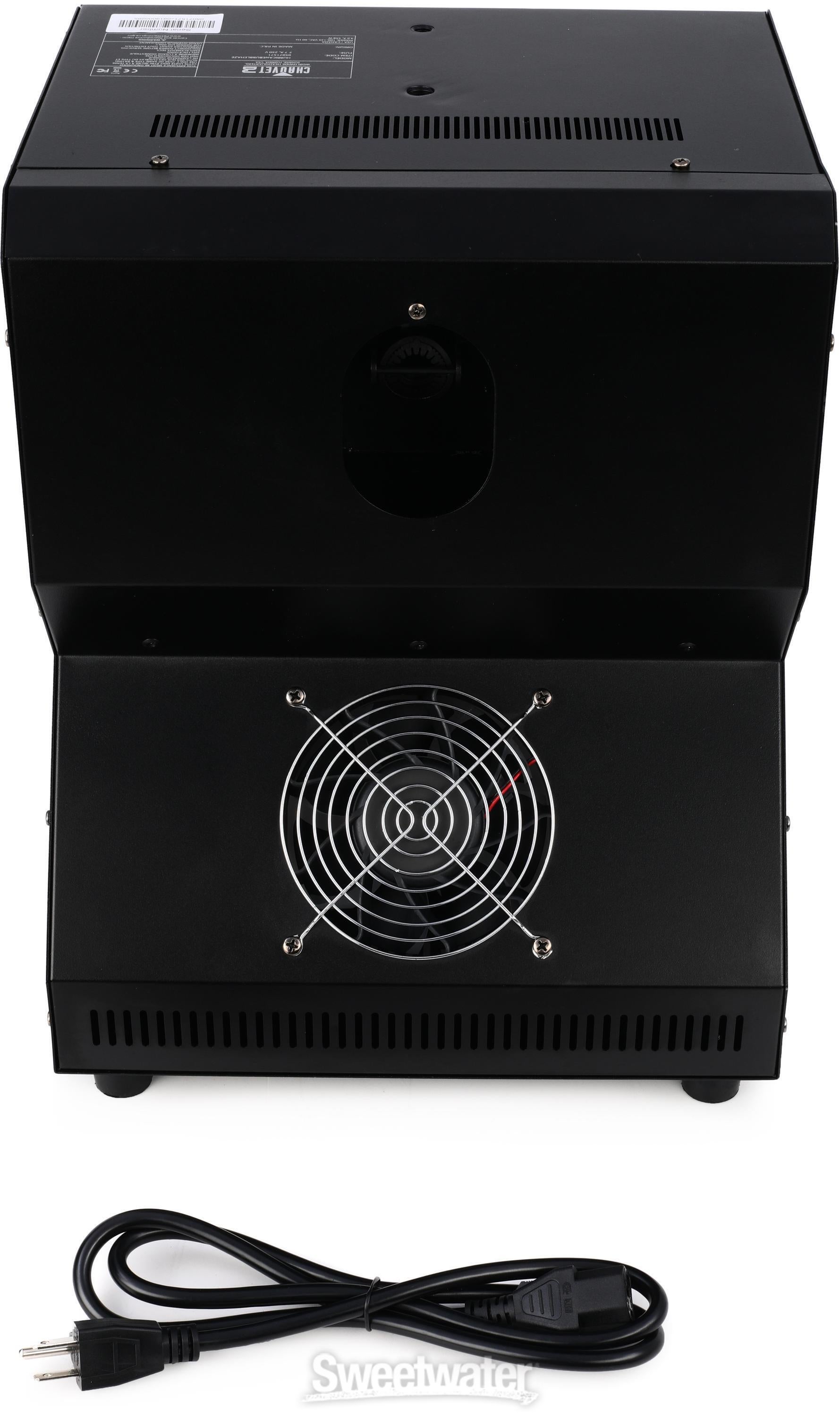 ハハハ　High Bubble Shell / Black Chauvet DJ Hurricane Bubble Haze Machine | Sweetwater