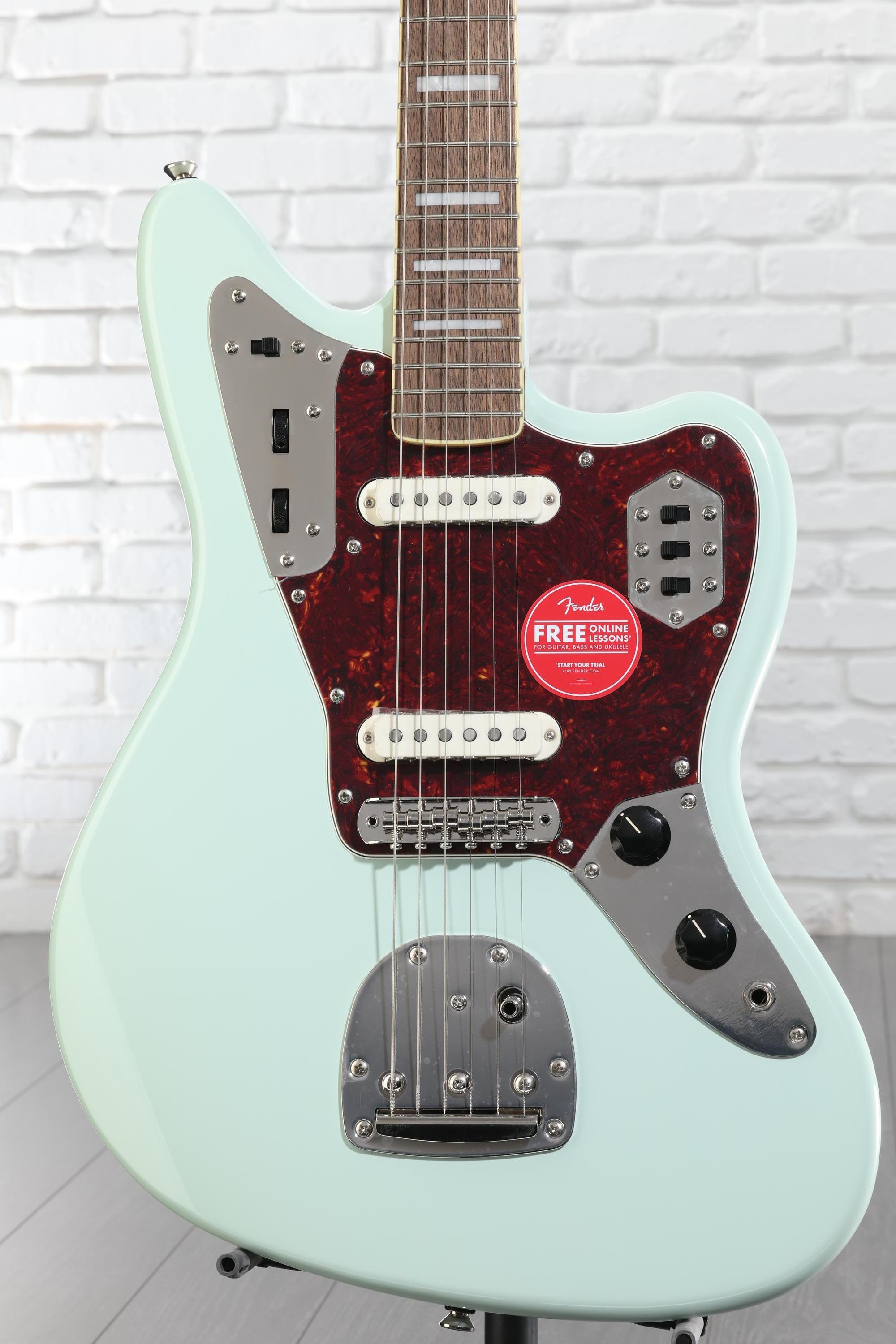 ギター Fender Squier classic vibe 70s Jaguar Squier Classic Vibe '70s Jaguar - Surf Green | Sweetwater