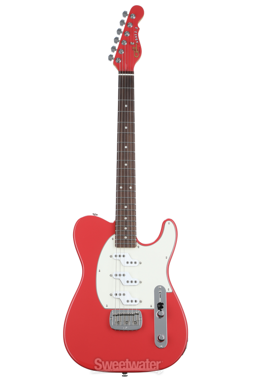 G&L Fullerton Deluxe ASAT Z3 Electric Guitar - Fiesta Red