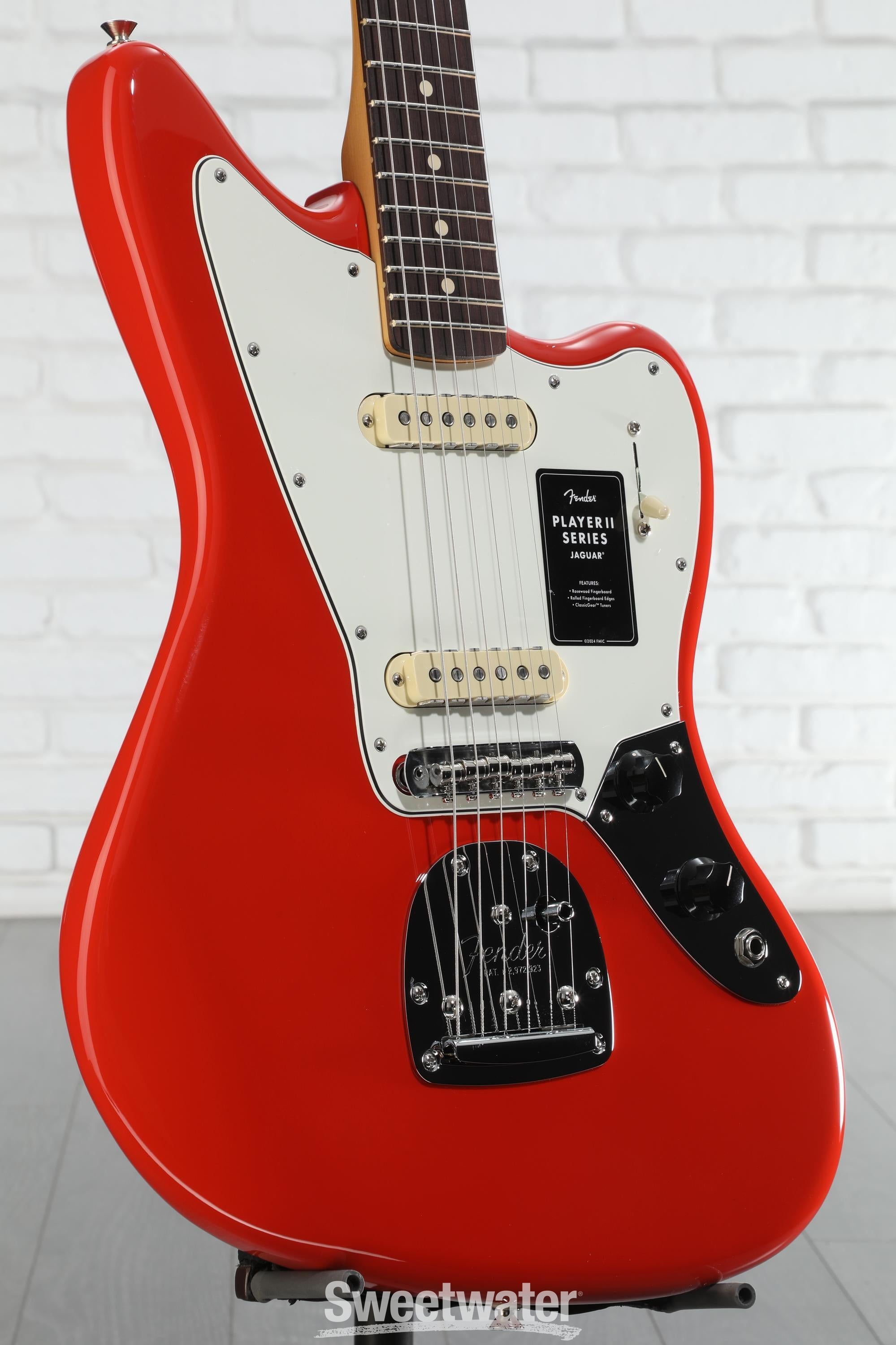 ギター fender Player Jaguar Fender Player II Jaguar Electric Guitar - Coral Red | Sweetwater