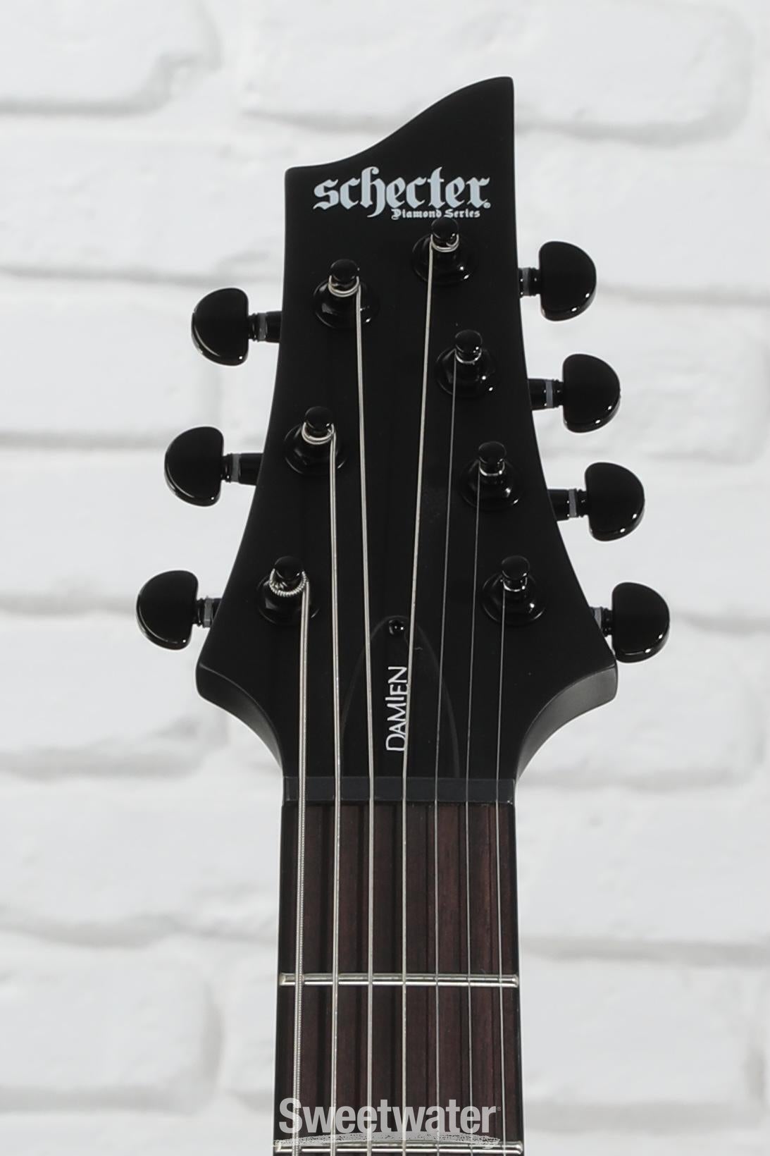 SCHECTER DAMIEN-7 サテンブラック 7弦 Schecter Guitar Research Damien-7 7-String Electric Guitar