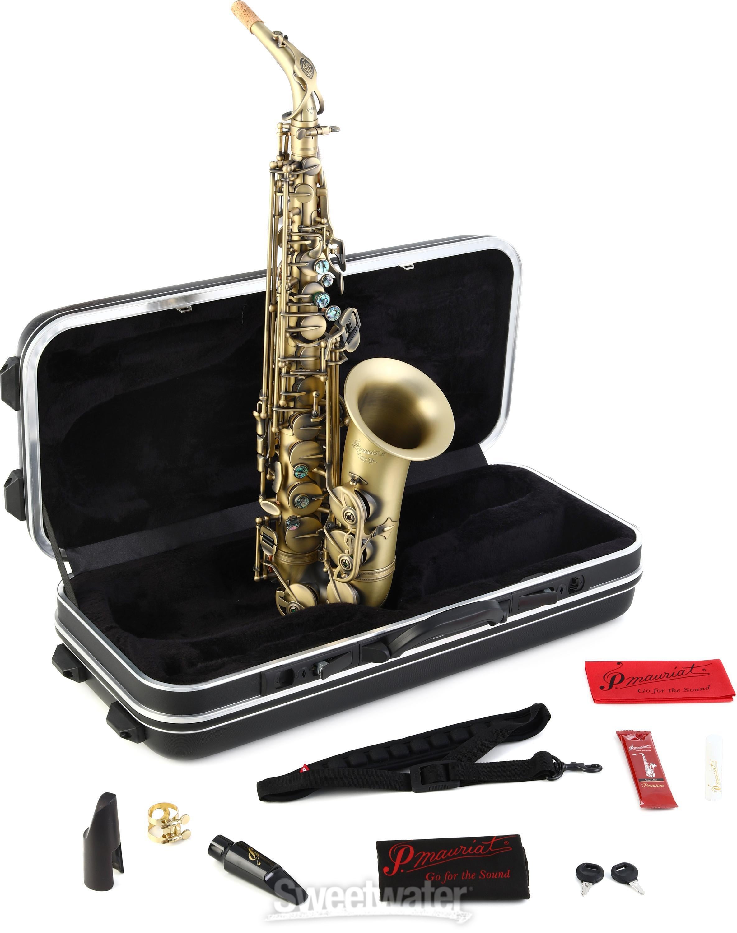 P. Mauriat PMSA-185 Intermediate Alto Saxophone - Dark Finish