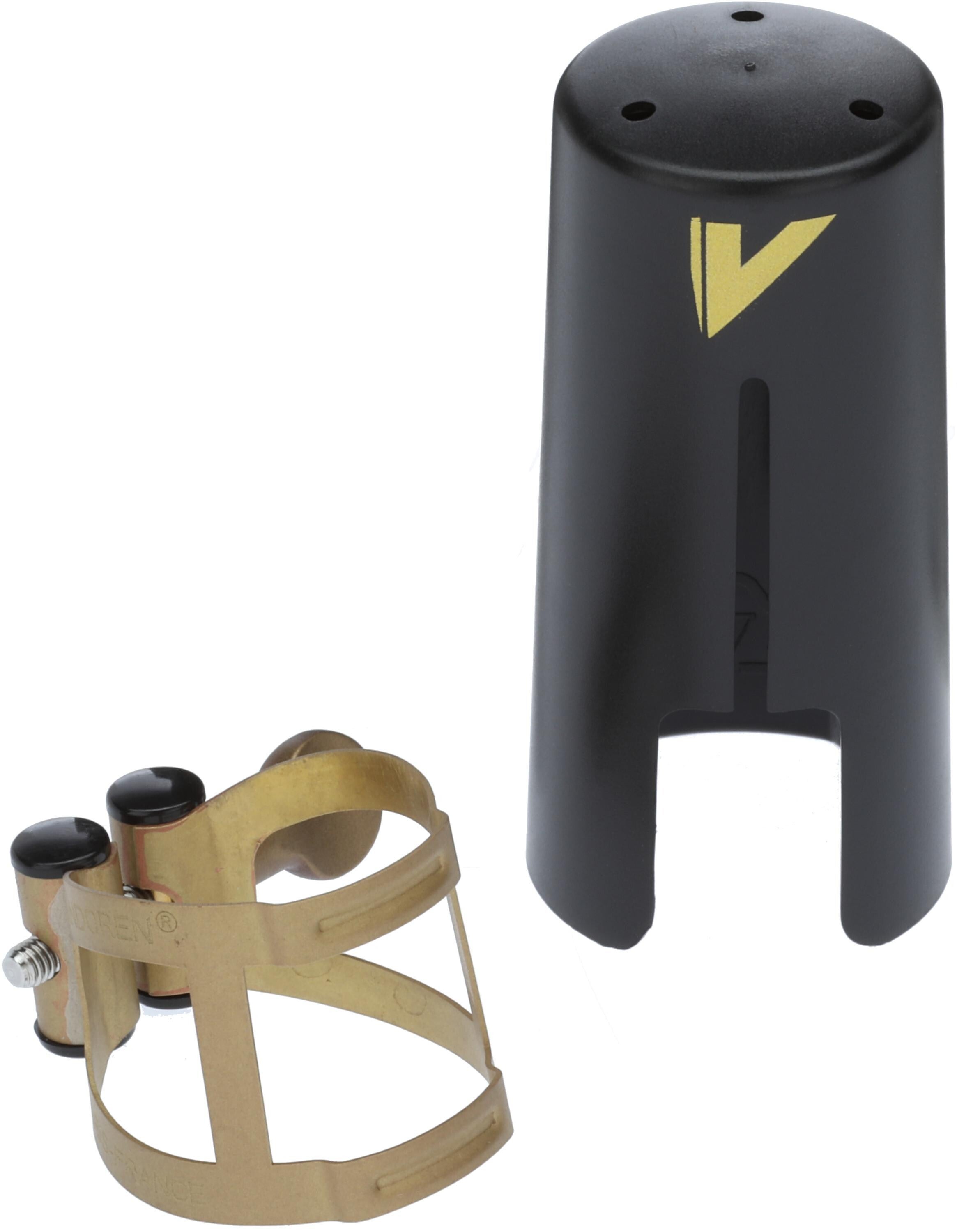 Vandoren M|O Alto Saxophone Ligature and Cap - Aged Gold | Sweetwater