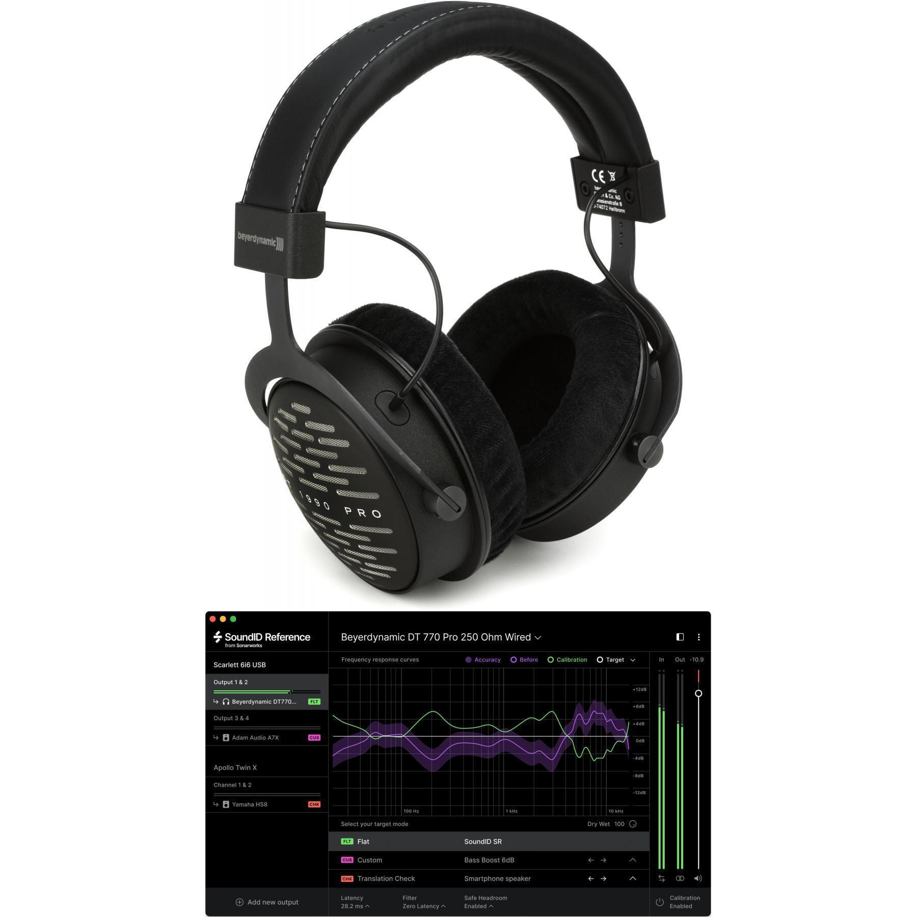 Beyerdynamic DT 1990 Pro OpenBack Headphones with Calibration Software