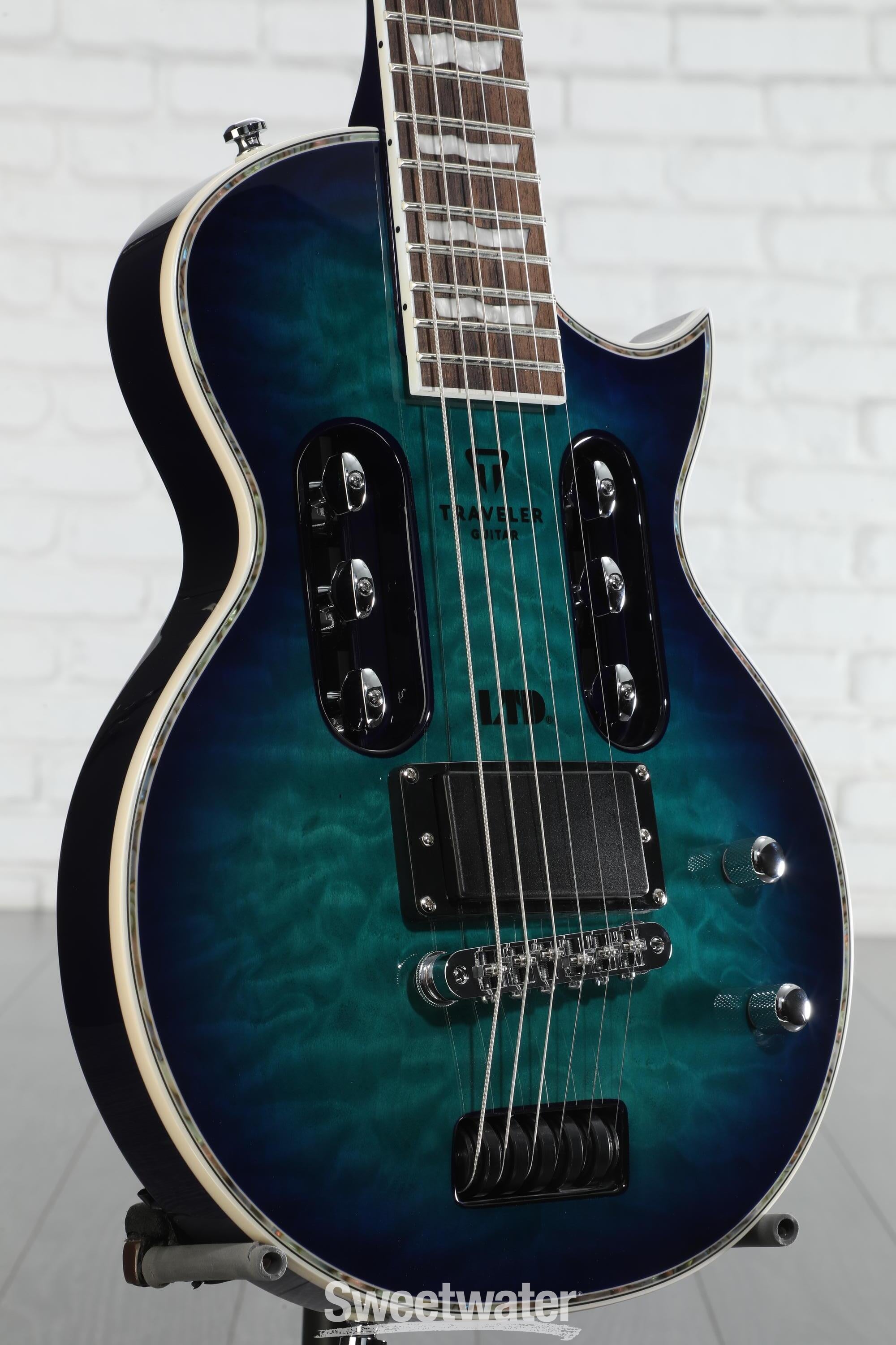 Traveler Guitar LTD EC-1 Quilted Maple Violet Shadow - Sweetwater