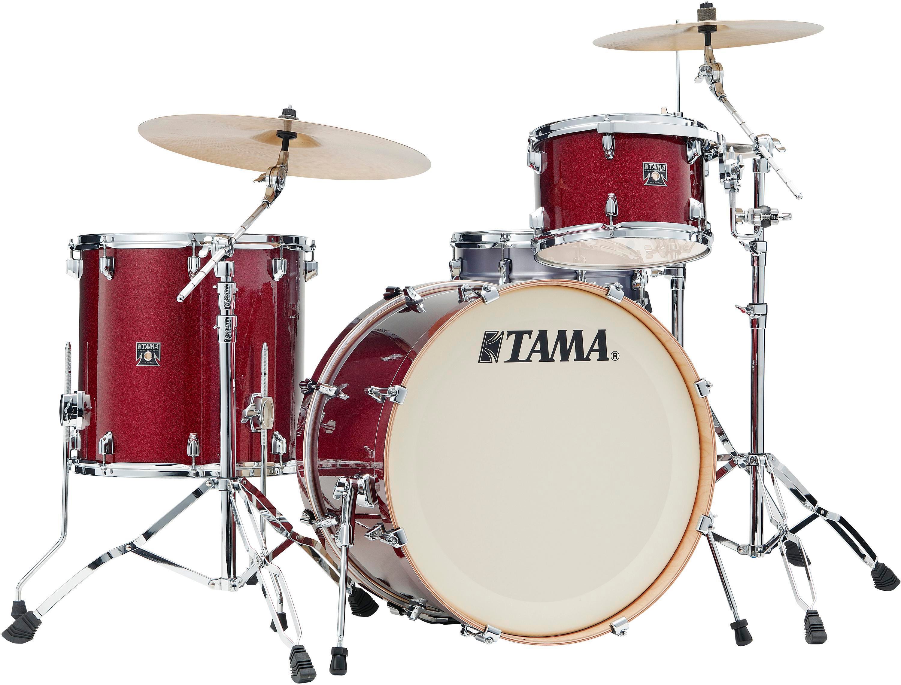 Tama Superstar Classic 3-piece Shell Pack - Dark Red Sparkle