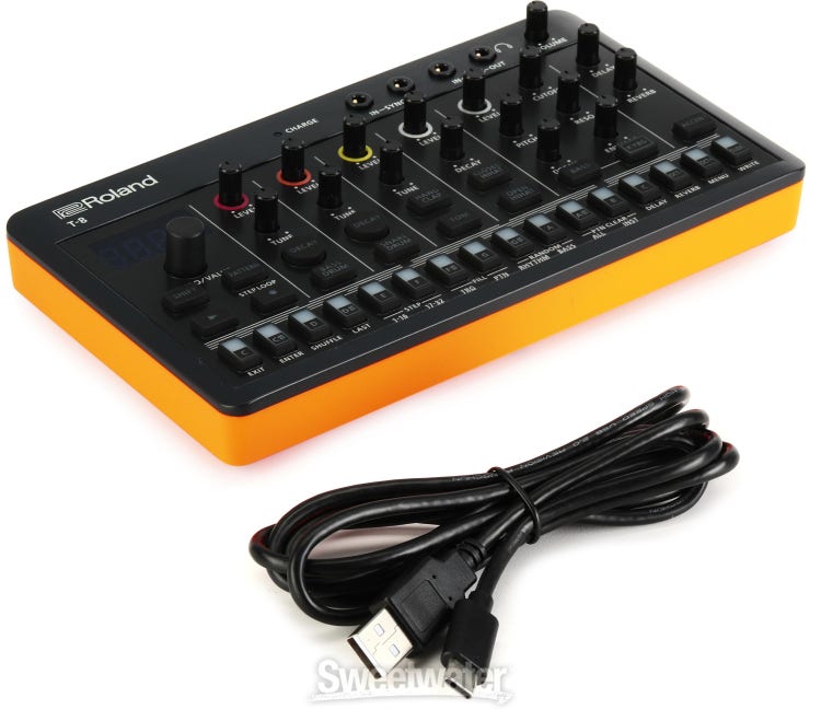 JUST MIXER Audio Mixer - Battery/USB Powered Portable Pocket Audio Mixer w/  3 Stereo Channels (3.5mm) Plus On/Off Switch/Orange