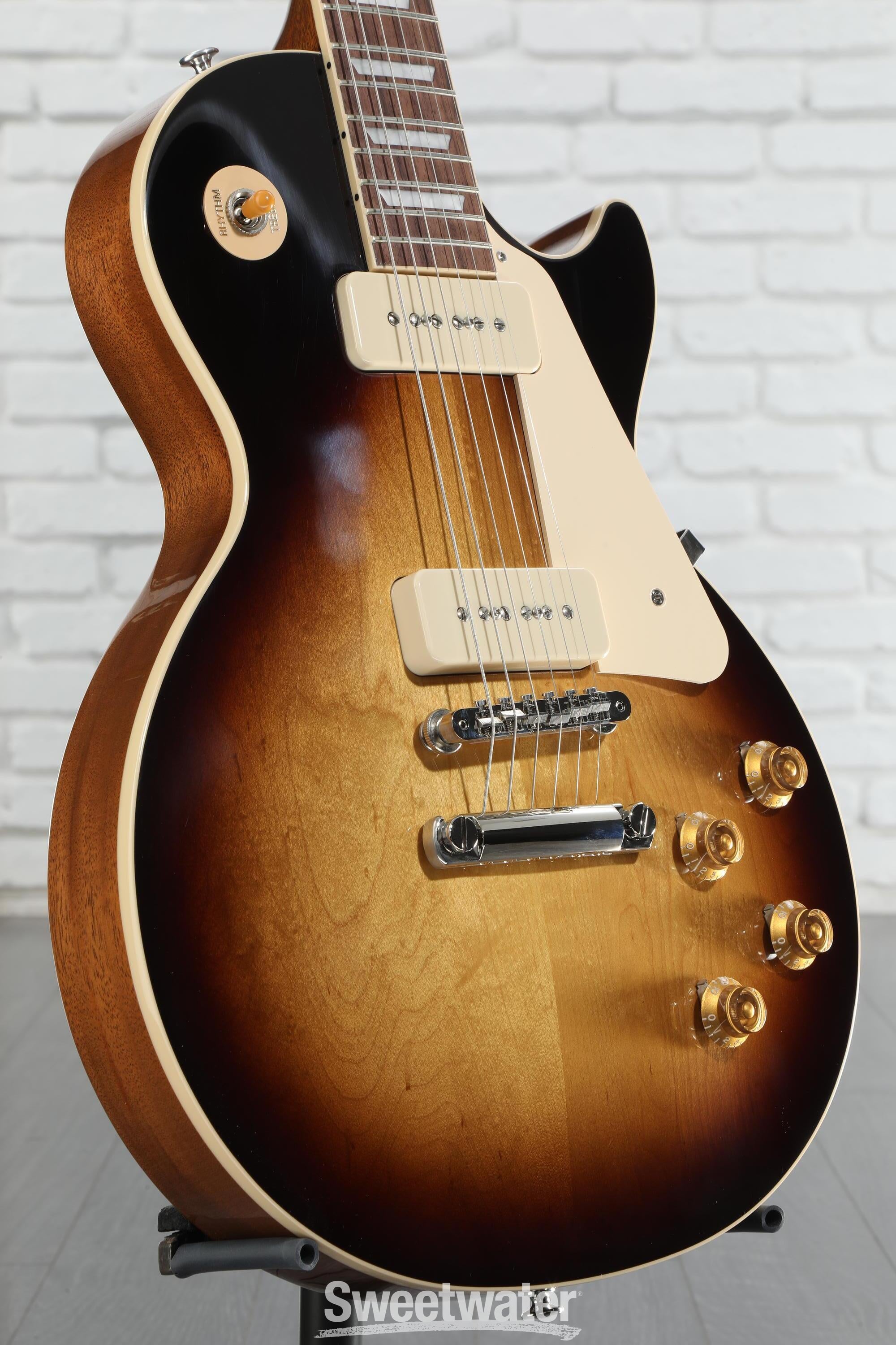 素晴らしい Paul Les Gibson Standard Guitar Electric Solidbody P-90 '50s ギター
