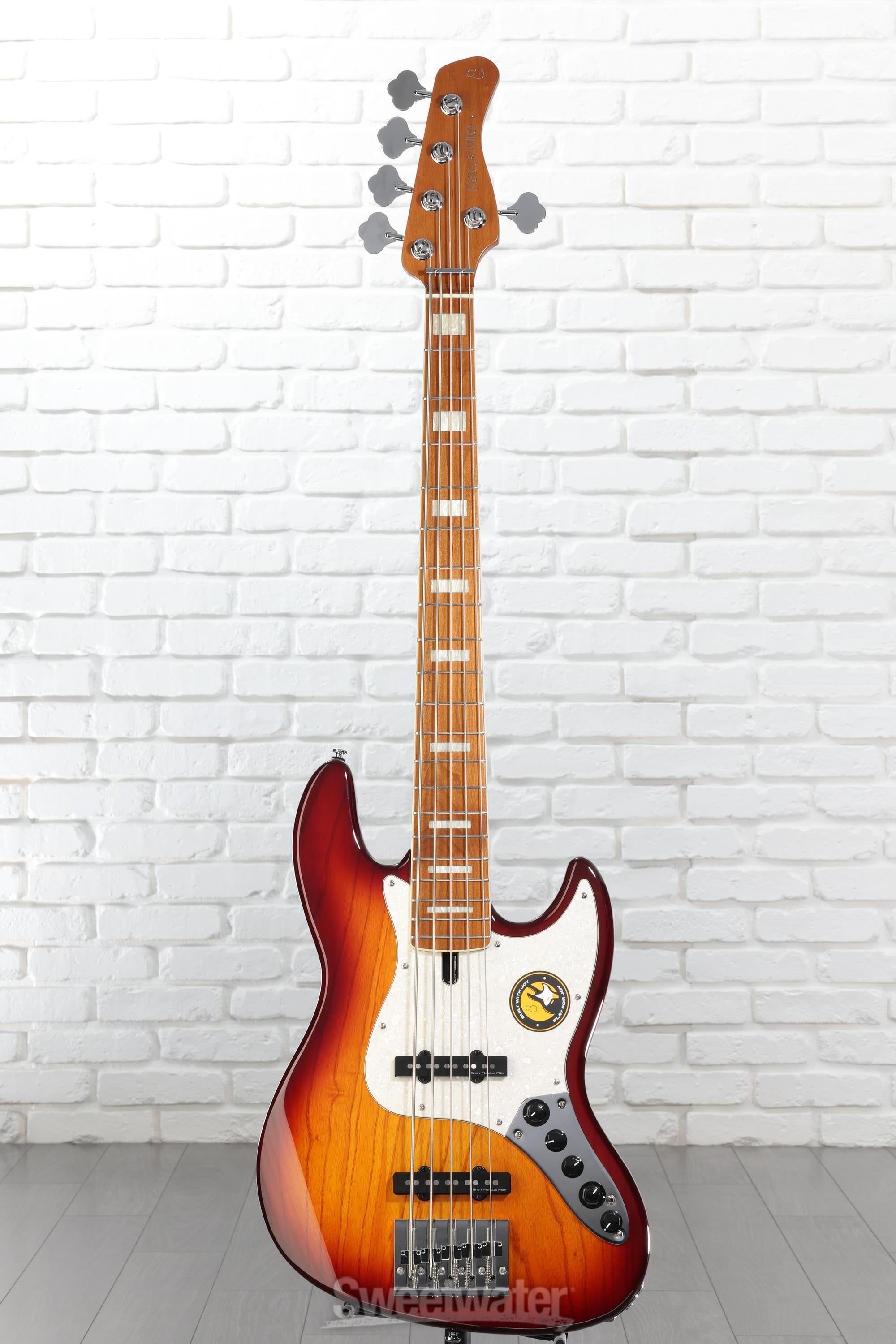 Sire Marcus Miller V8 5-string Bass Guitar - Tobacco Sunburst
