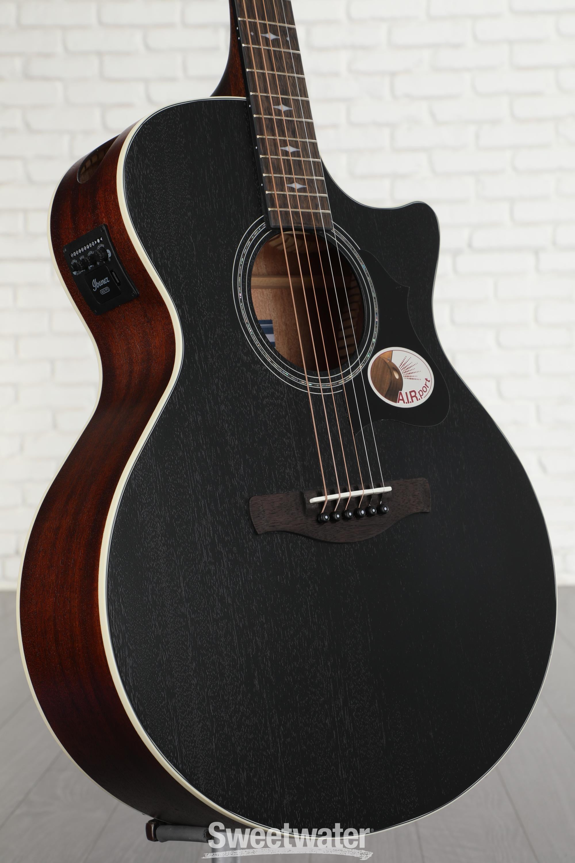 Ibanez AE140 Acoustic-electric Guitar - Weathered Black