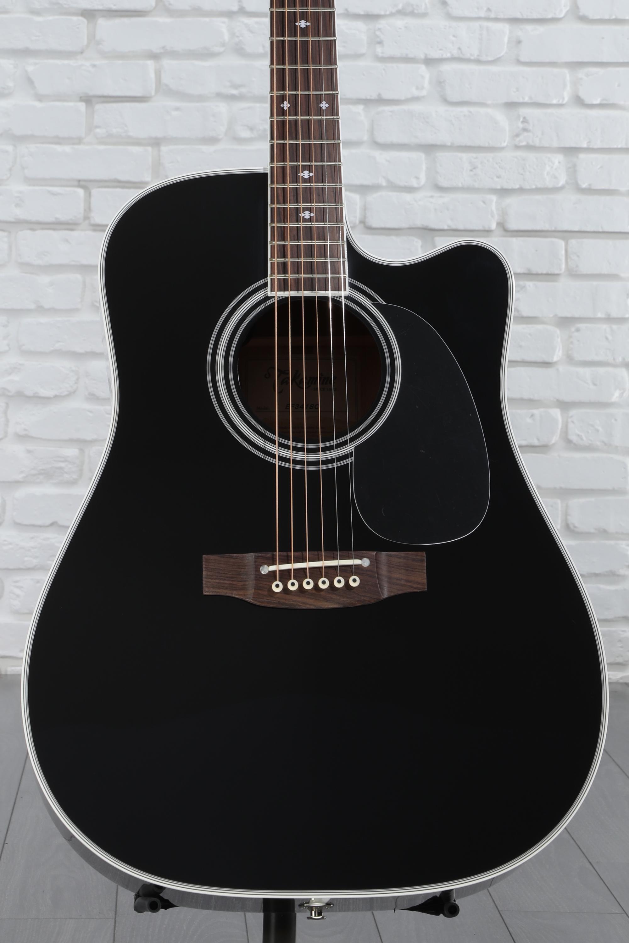 Takamine Legacy JEF341SC Acoustic-electric Guitar - Black