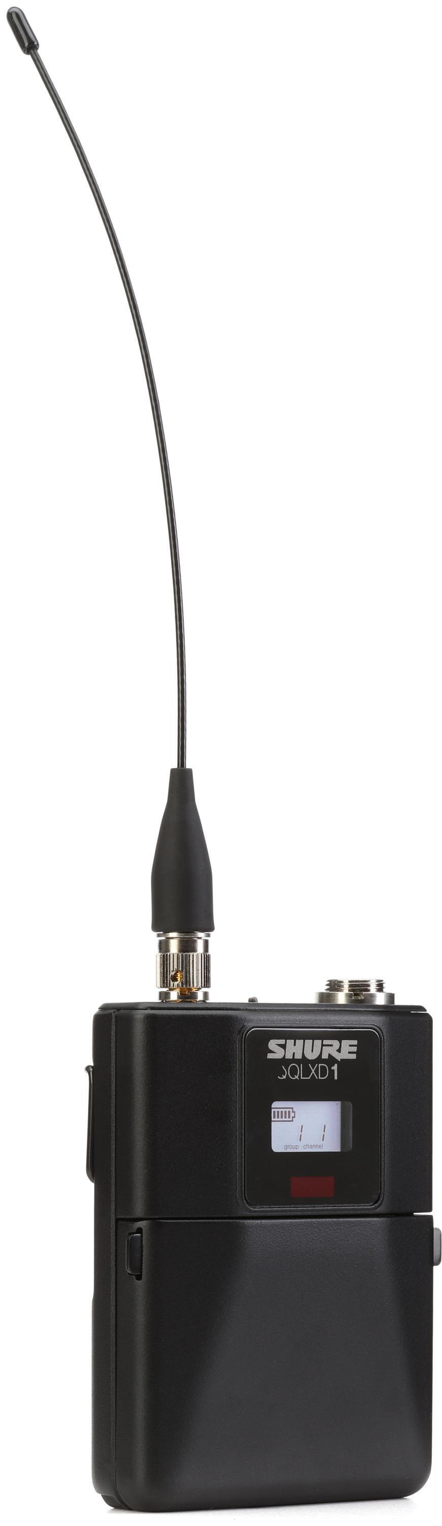 Shure QLXD1 Wireless Bodypack Transmitter - V50 Band | Sweetwater