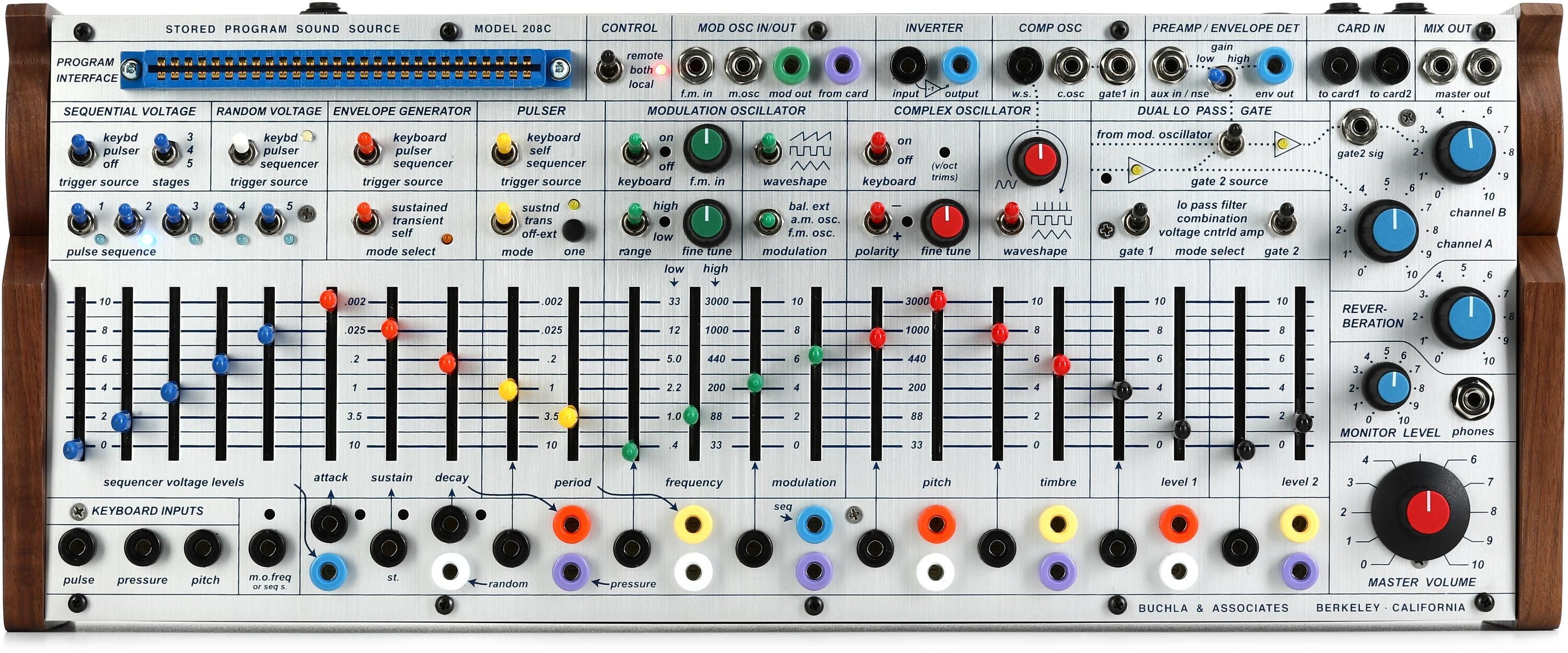 Buchla Easel Command Analog Semi-modular Desktop Synthesizer