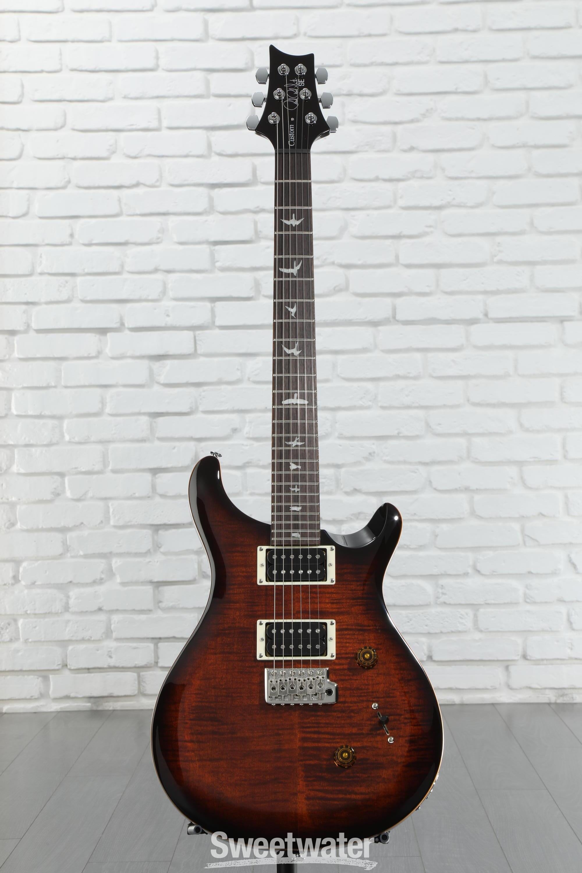 PRS SE Custom 24 Electric Guitar - Black Gold Sunburst
