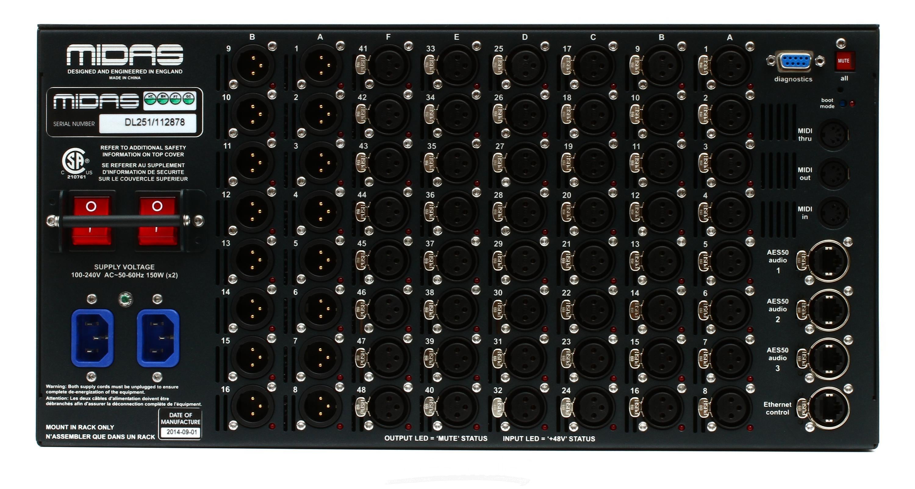 (まとめ買い)midas dm12 カナレ&classic proケーブル MIDAS DM12 アナログミキサー 送料無料 | Sound House