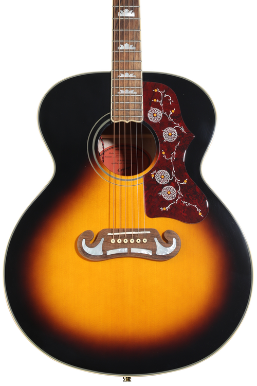 新品 未使用 送料込 Epiphone J-200 Sunburst Gloss Epiphone J-200 Acoustic-electric Guitar - Aged Vintage Sunburst