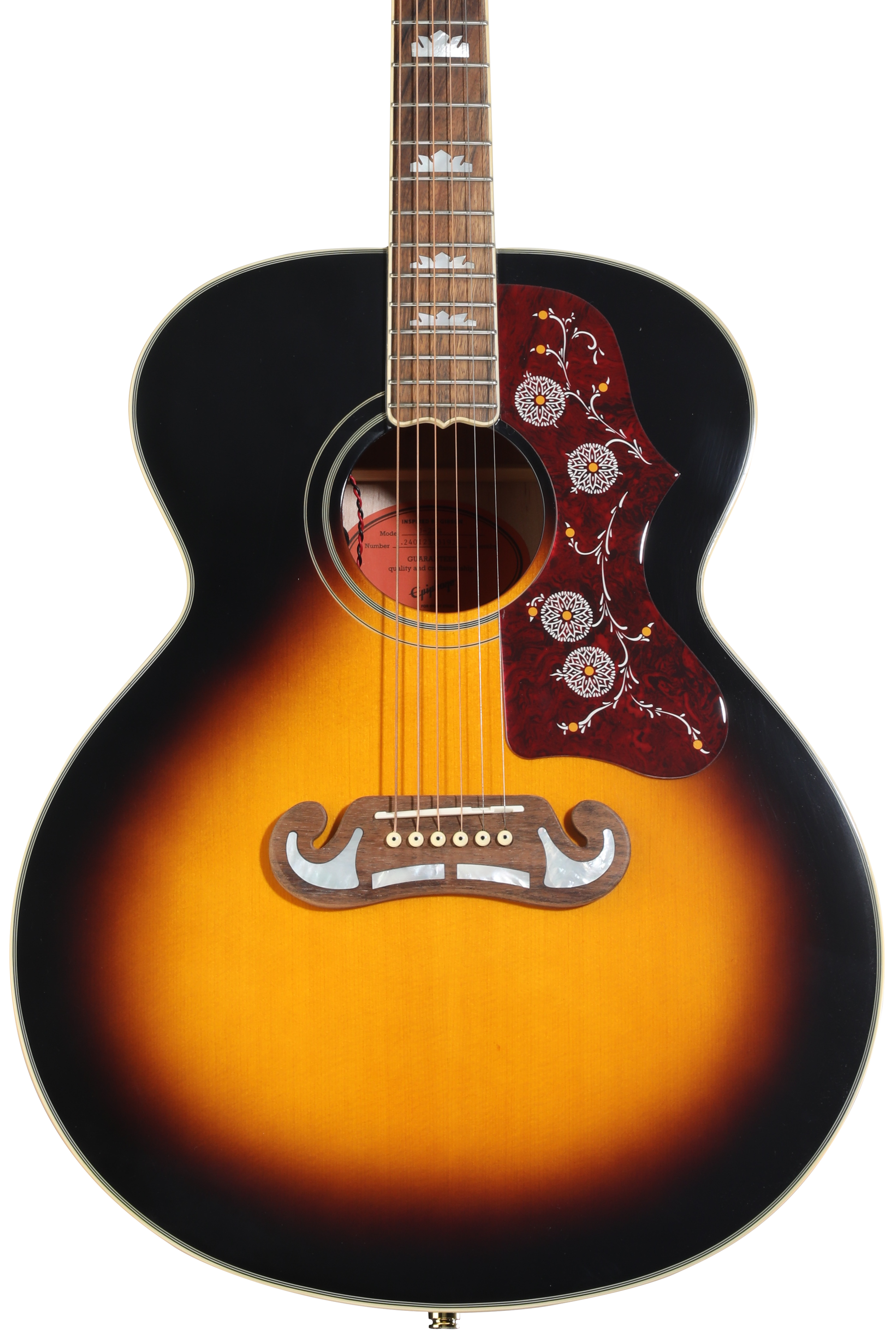 Epiphone J-200 Acoustic-electric Guitar - Aged Vintage Sunburst