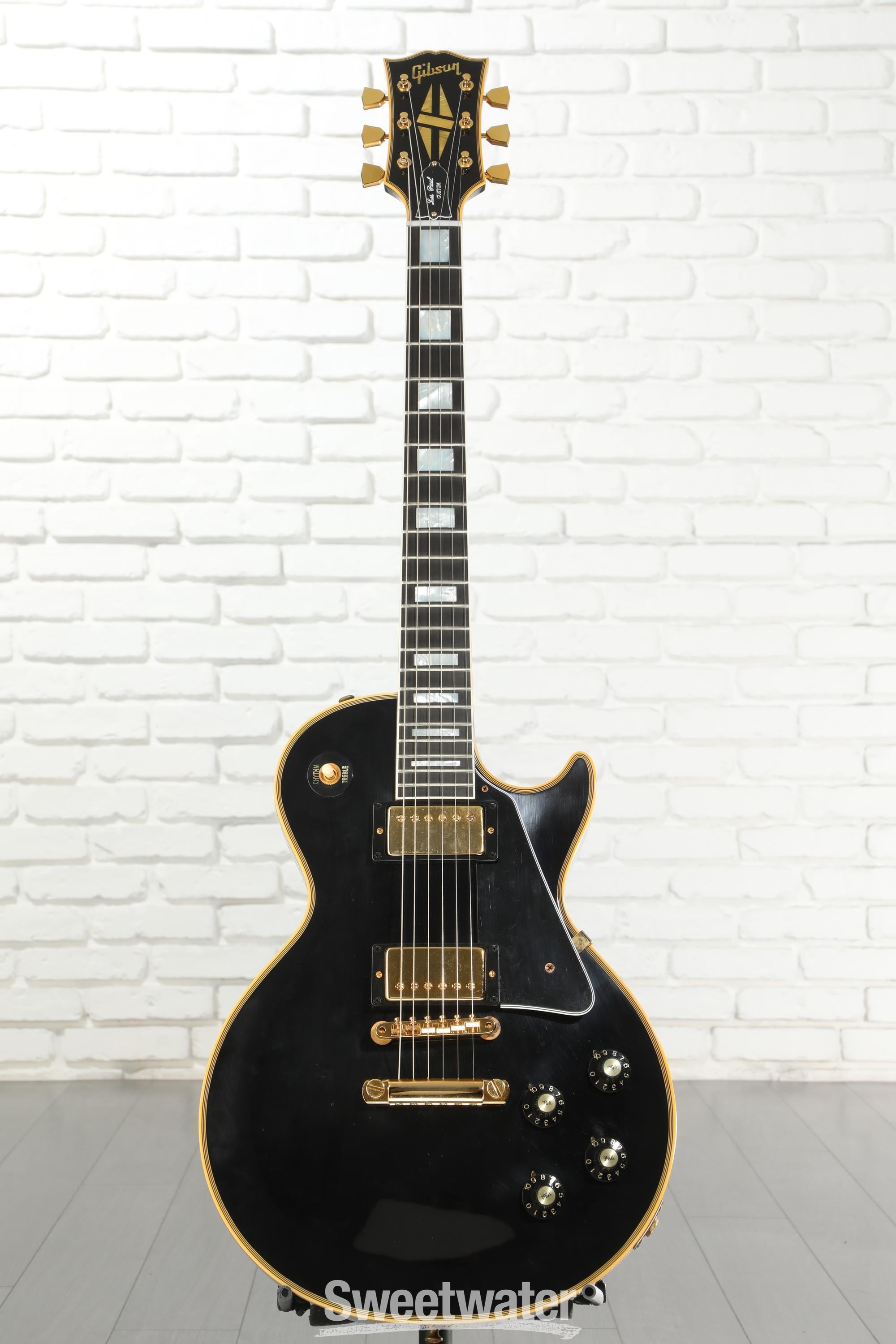 Gibson Custom 1968 Les Paul Custom Reissue Electric Guitar - Ebony