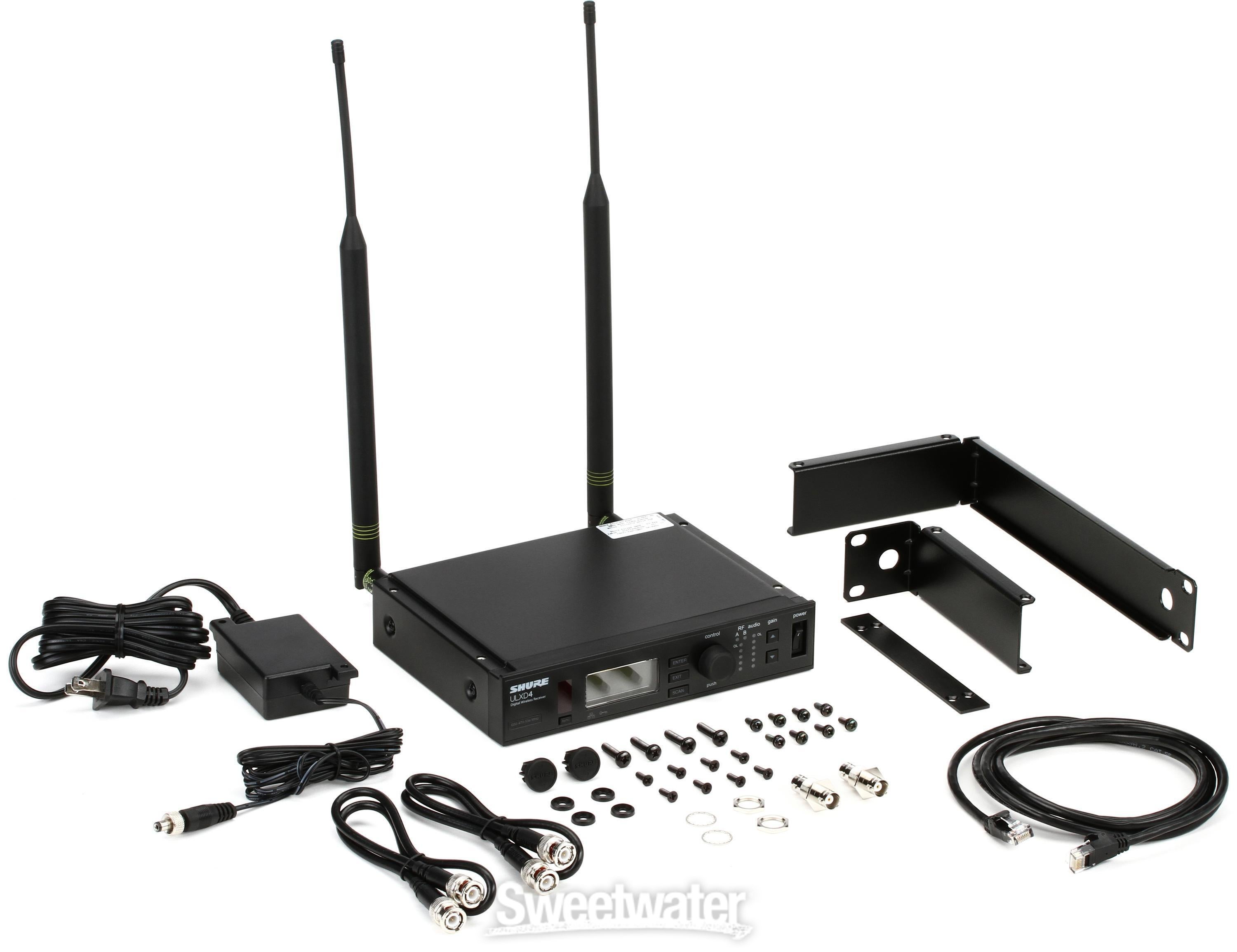 Shure ULXD4 Digital Wireless Receiver - G50 Band | Sweetwater