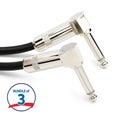 Photo of StageMASTER SEGLL-06 Right Angle to Right Angle Patch Cable - 6 inch (3-pack)