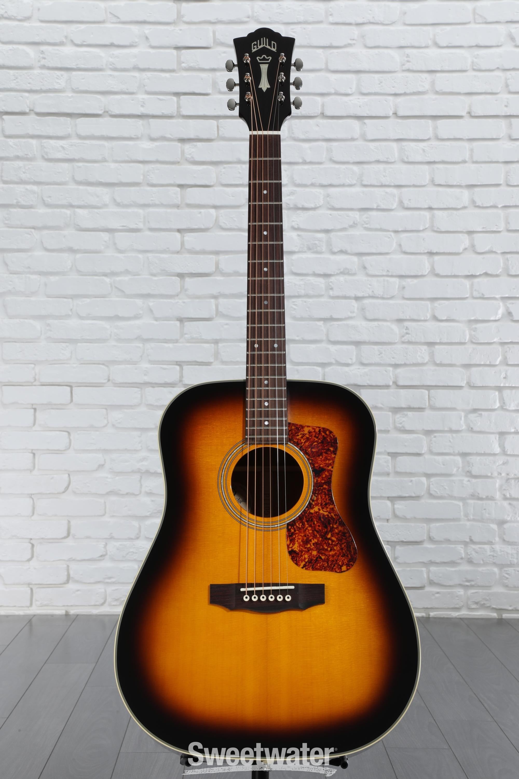 Guild D-140 Sunburst ギルド Amazon.com: Guild Guitars D-140 ATB Acoustic Guitar, Antique