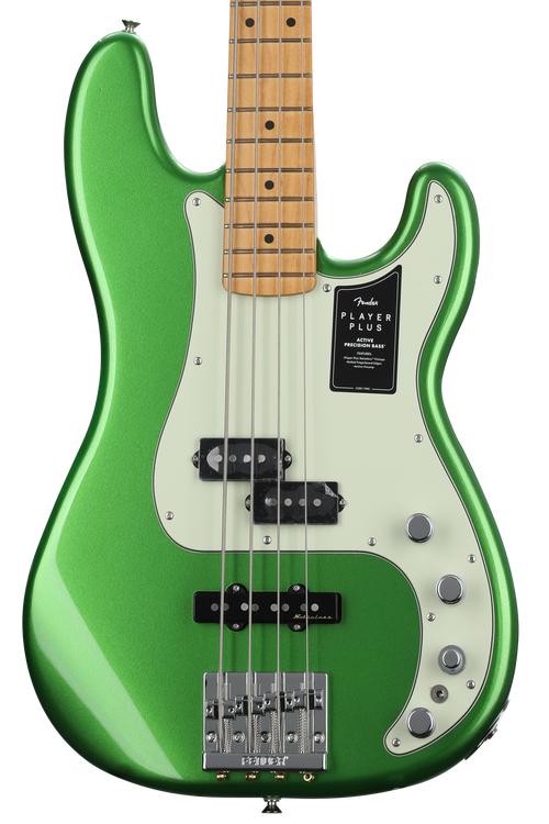 Fender Player Plus Active Precision Bass - Cosmic Jade with Maple  Fingerboard