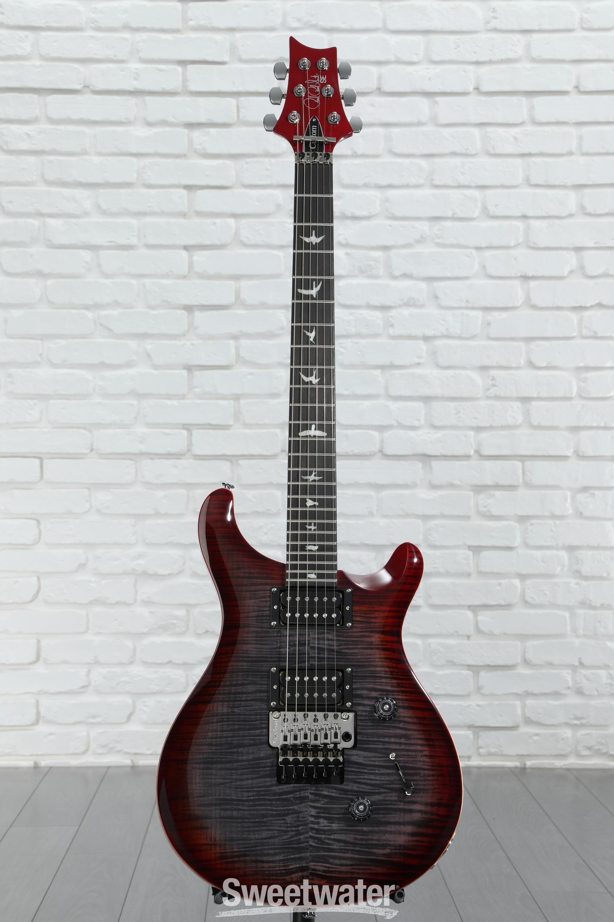 v*s様 PRS SE Custom24 Floyd charcoal burs PRS SE Custom 24 Floyd Electric Guitar - Charcoal Burst