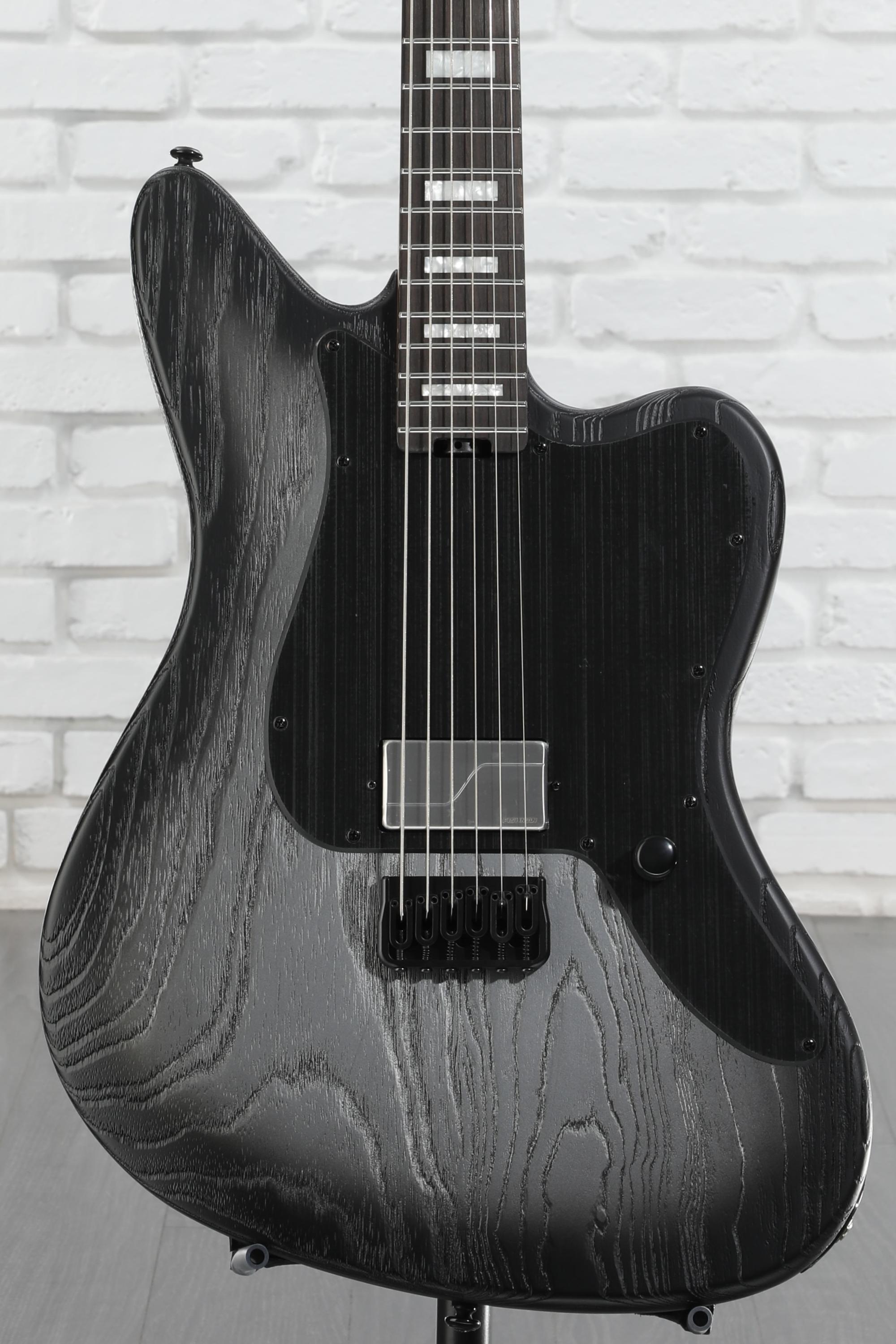 ESP LTD XJ-1B Baritone Electric Guitar - Silver Blast