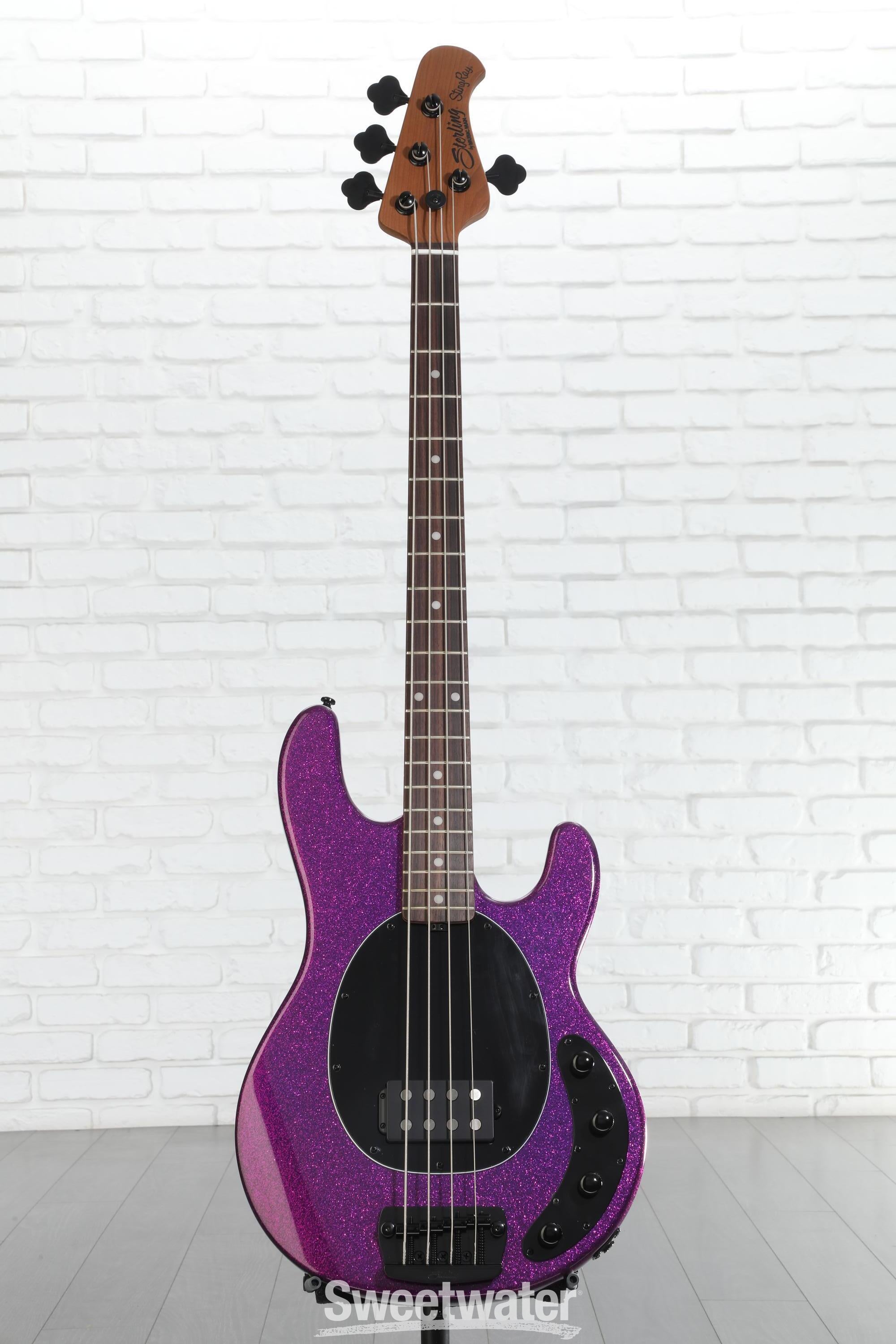 Sterling By Music Man StingRay RAY34 Bass Guitar - Purple
