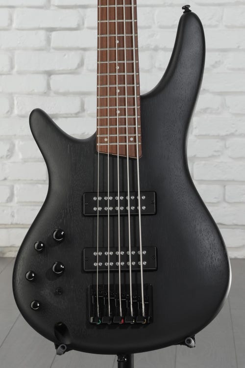 Ibanez Standard SR305EBL Left-handed Bass Guitar - Weathered Black