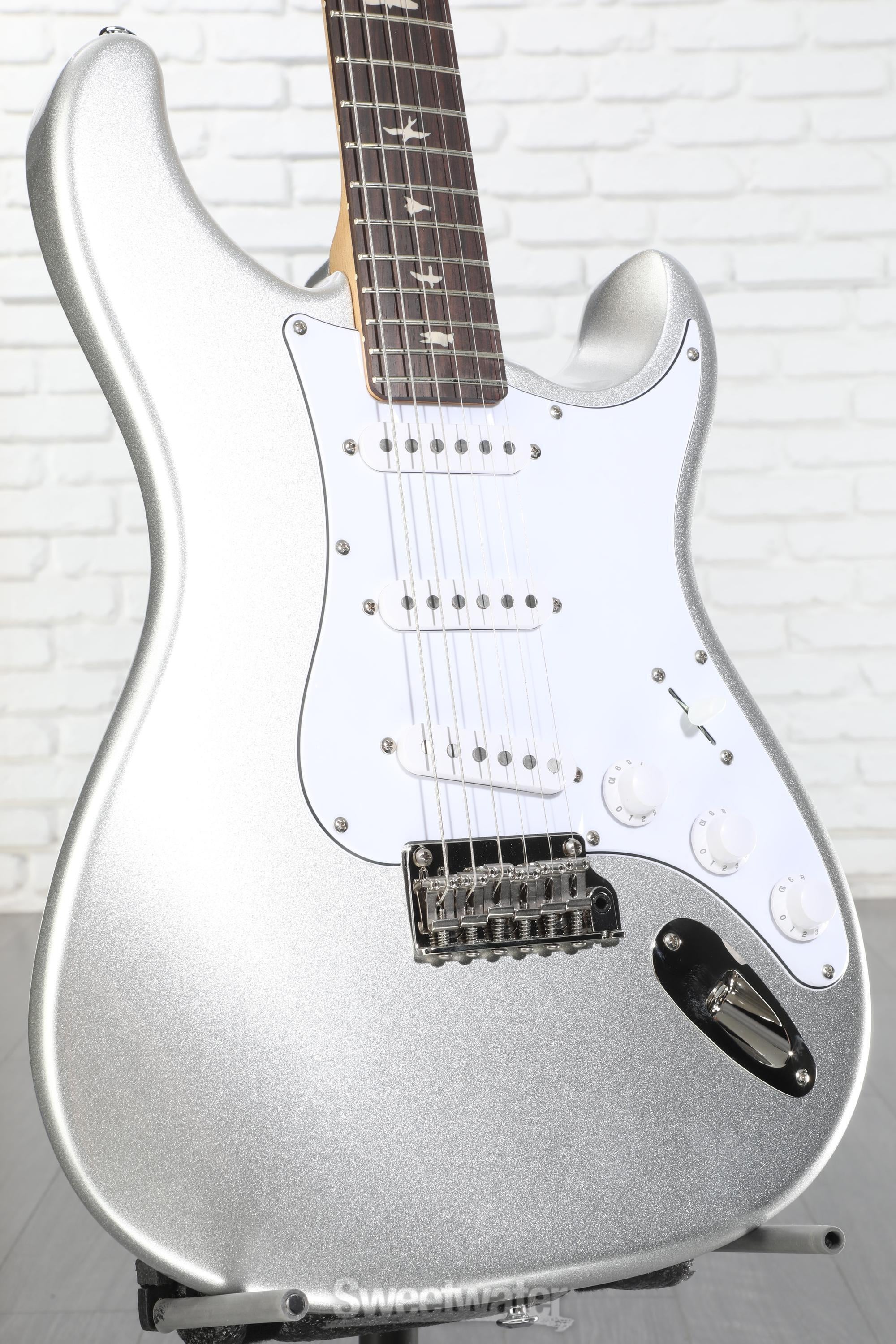 美品 PRS SE Silver Sky エレキギター P.R.S. SE Silver Sky Rosewood Lefty (Stone Blue) [John Mayer