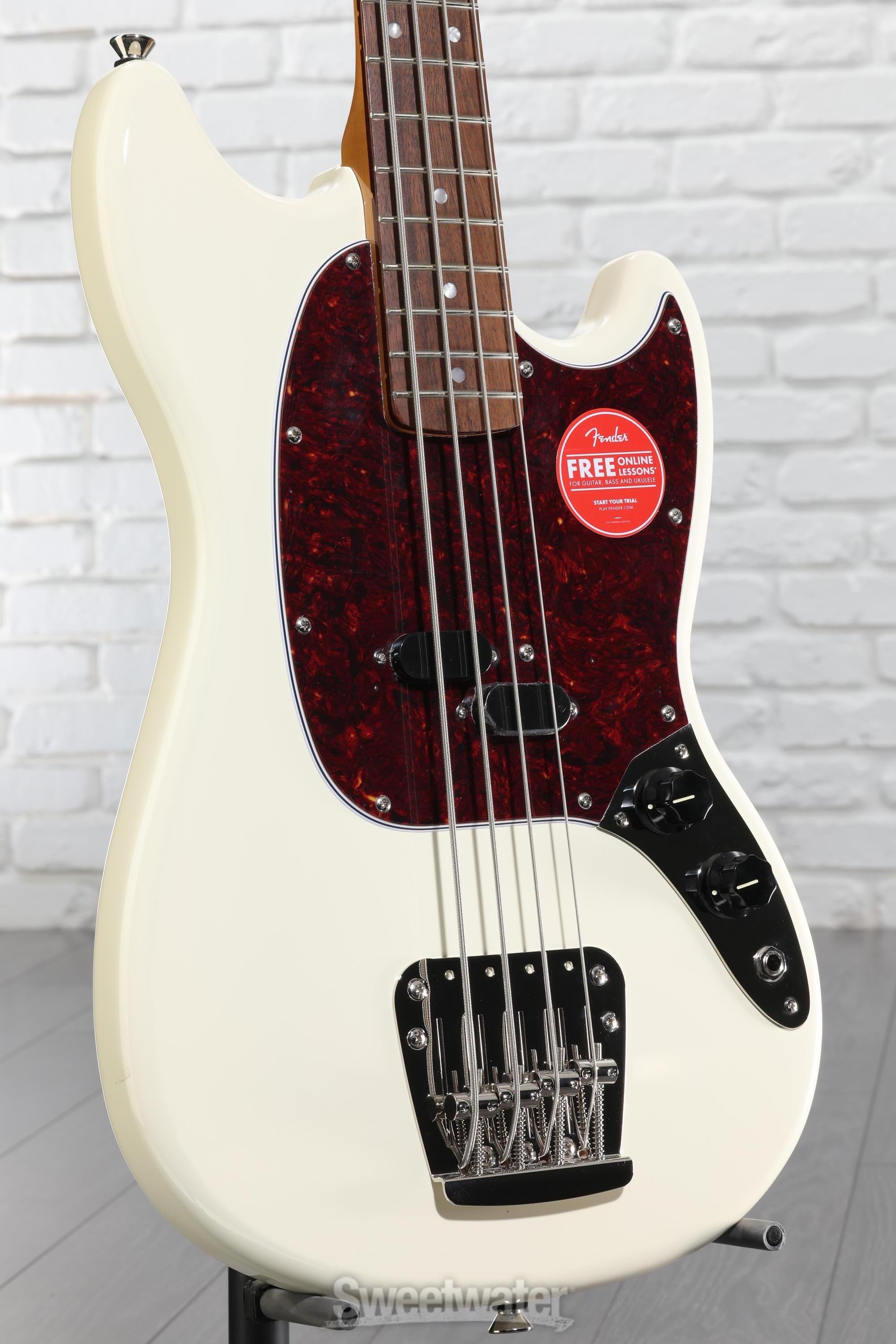 ベース Squier Mustang Bass Amazon.com: Squier Classic Vibe 60s Mustang Bass, Olympic