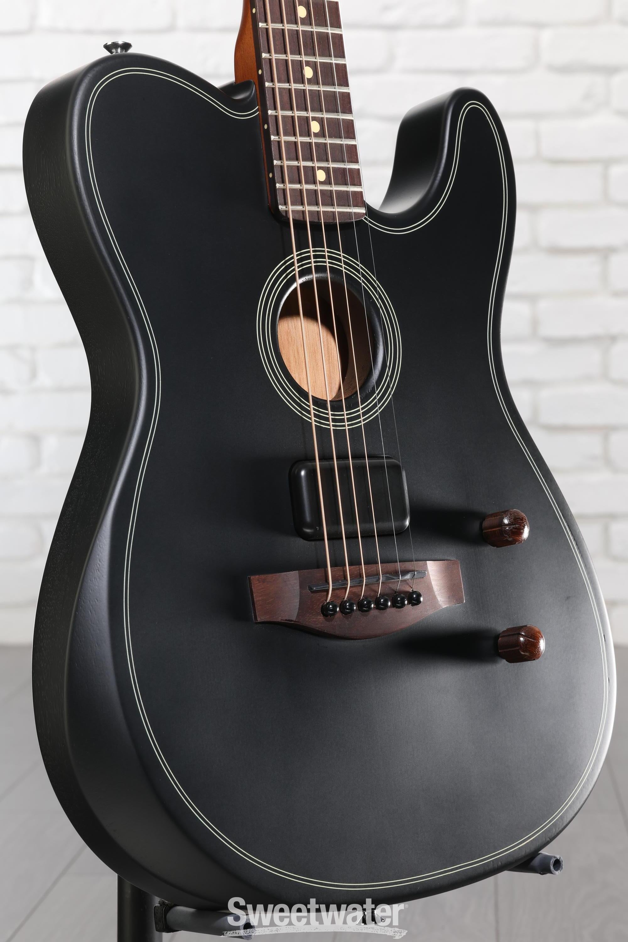 Photo of Fender Acoustasonic Standard Telecaster Acoustic-electric Guitar - Black