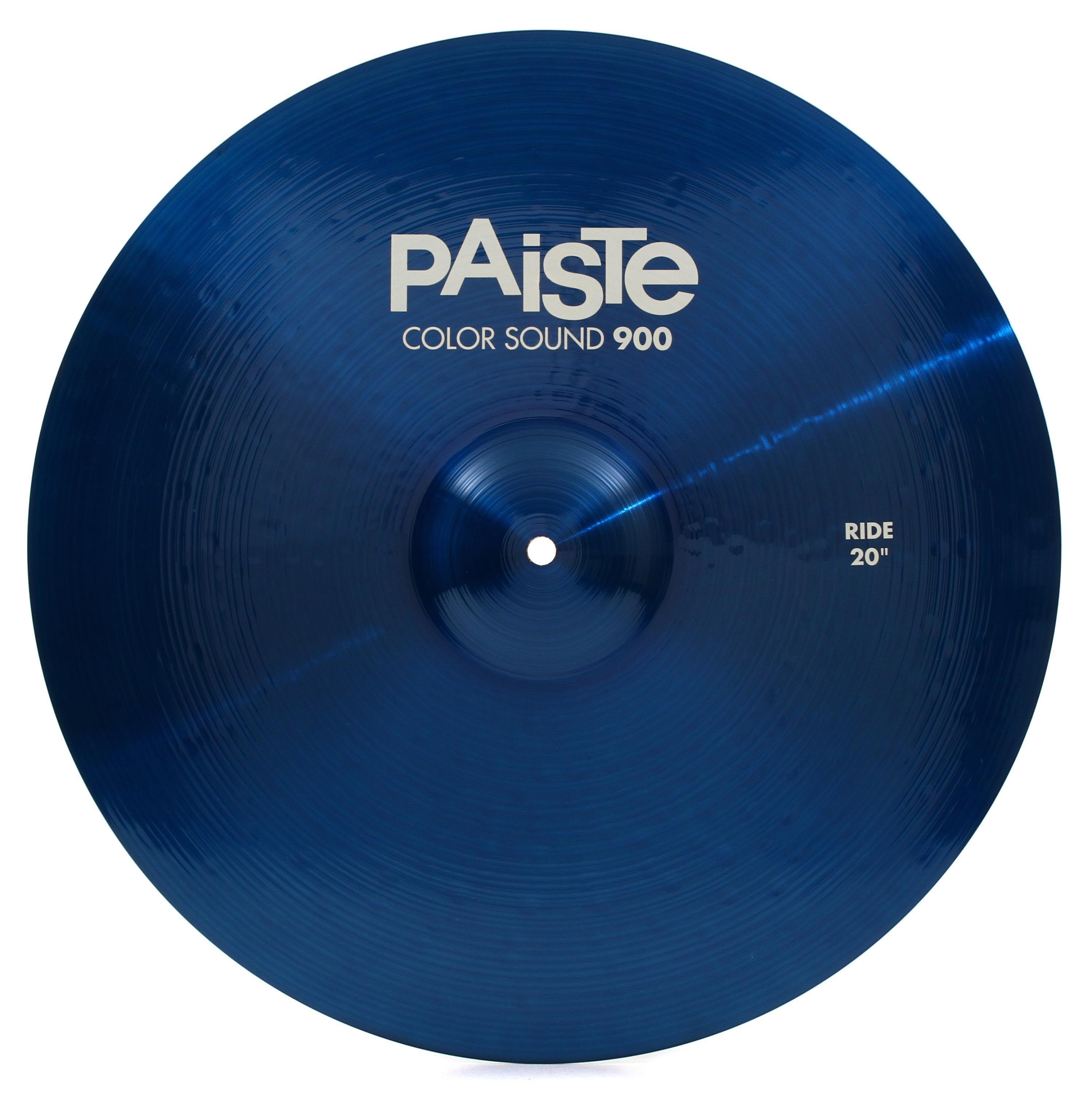 Paiste 20 inch Color Sound 900 Blue Ride Cymbal | Sweetwater