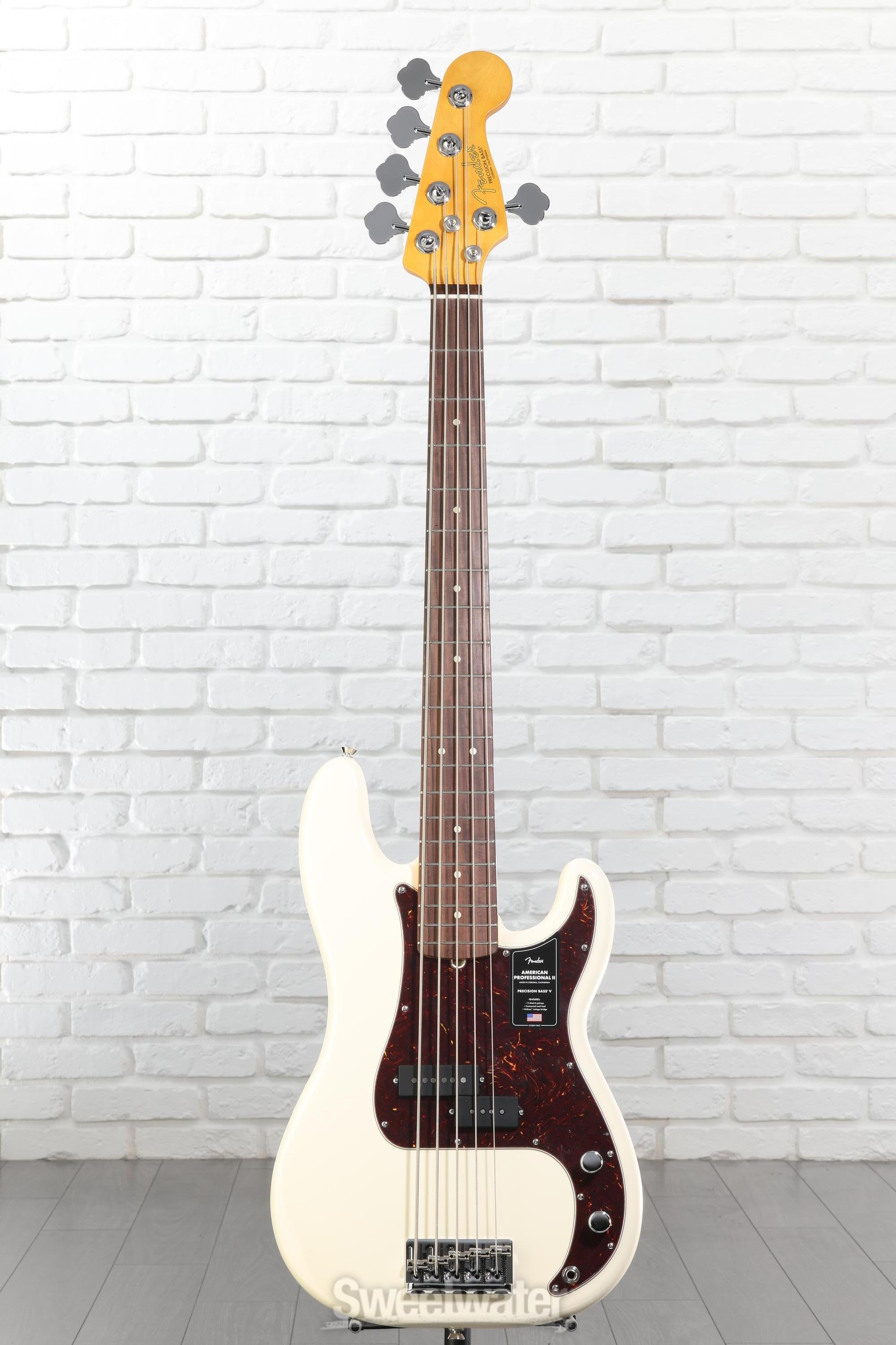 Fender American Professional II Precision Bass V - Olympic White