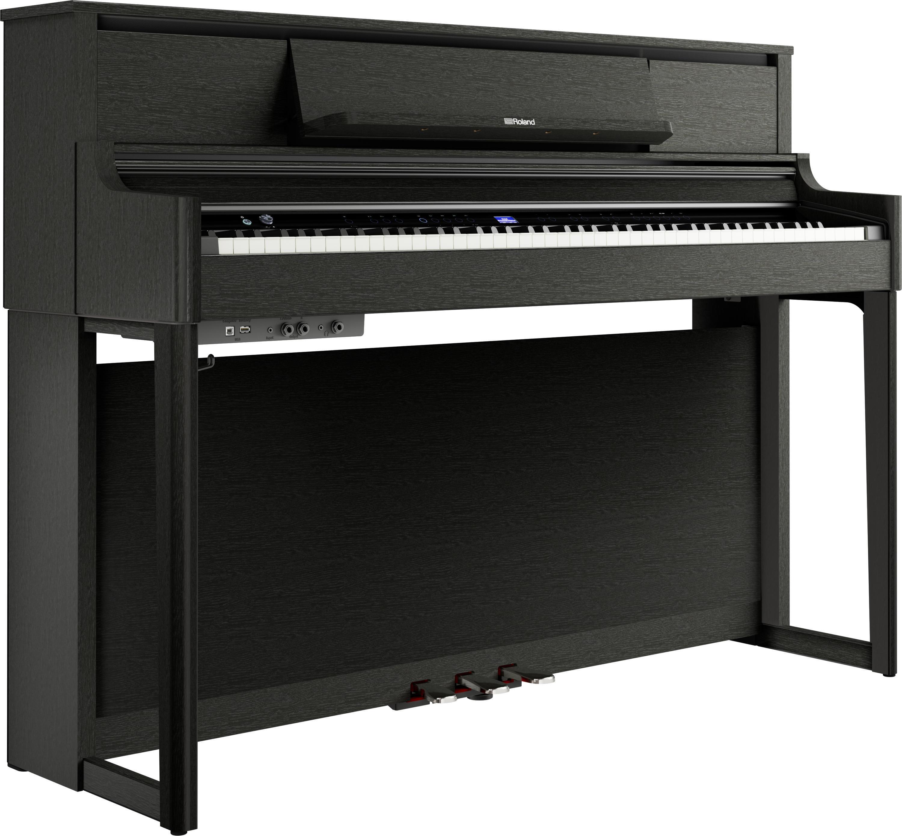 Roland デジタルピアノ ブラック Roland LX-5 Digital Upright Piano - Charcoal Black | Sweetwater