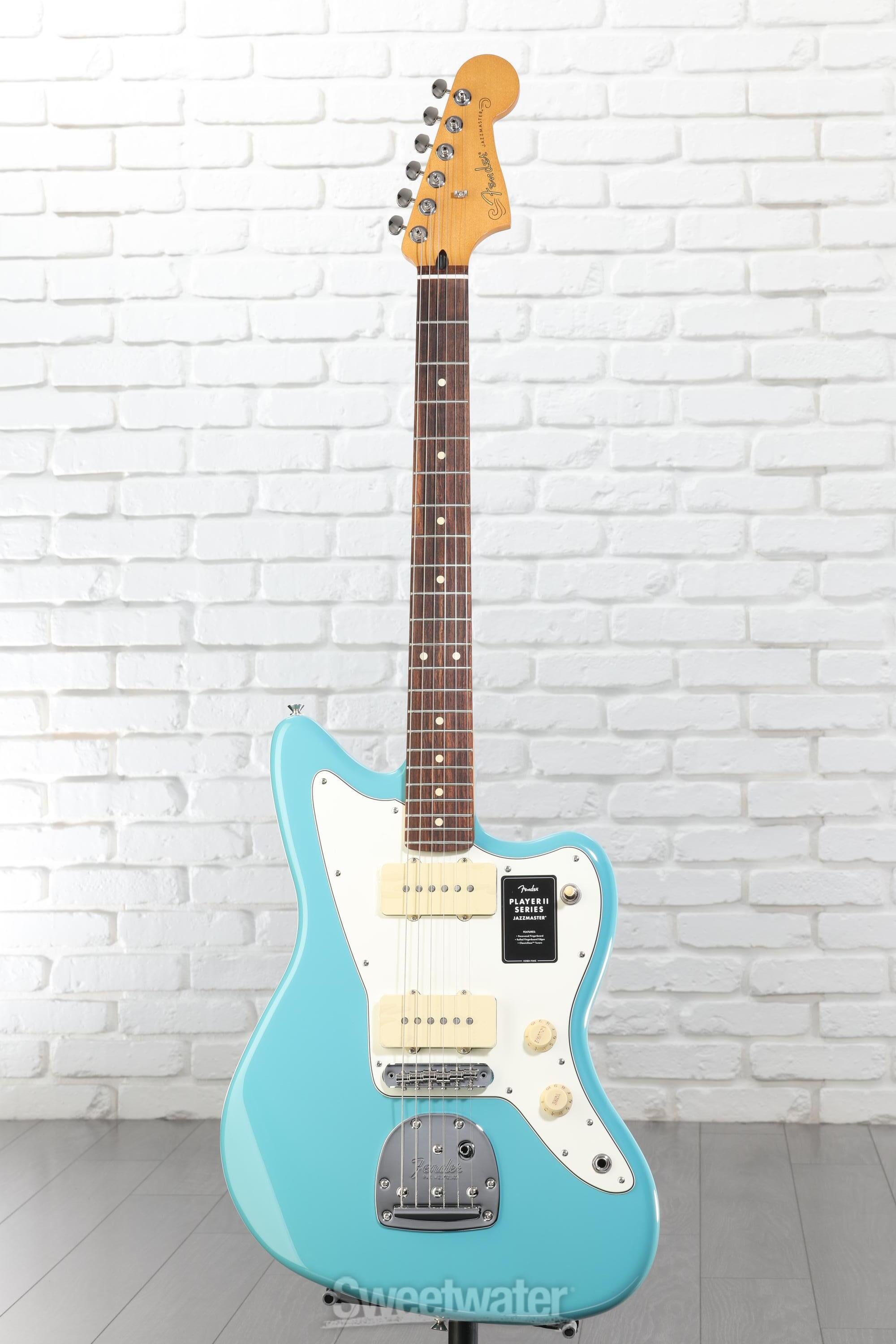 Fender Player II Jazzmaster Electric Guitar - Aquatone Blue